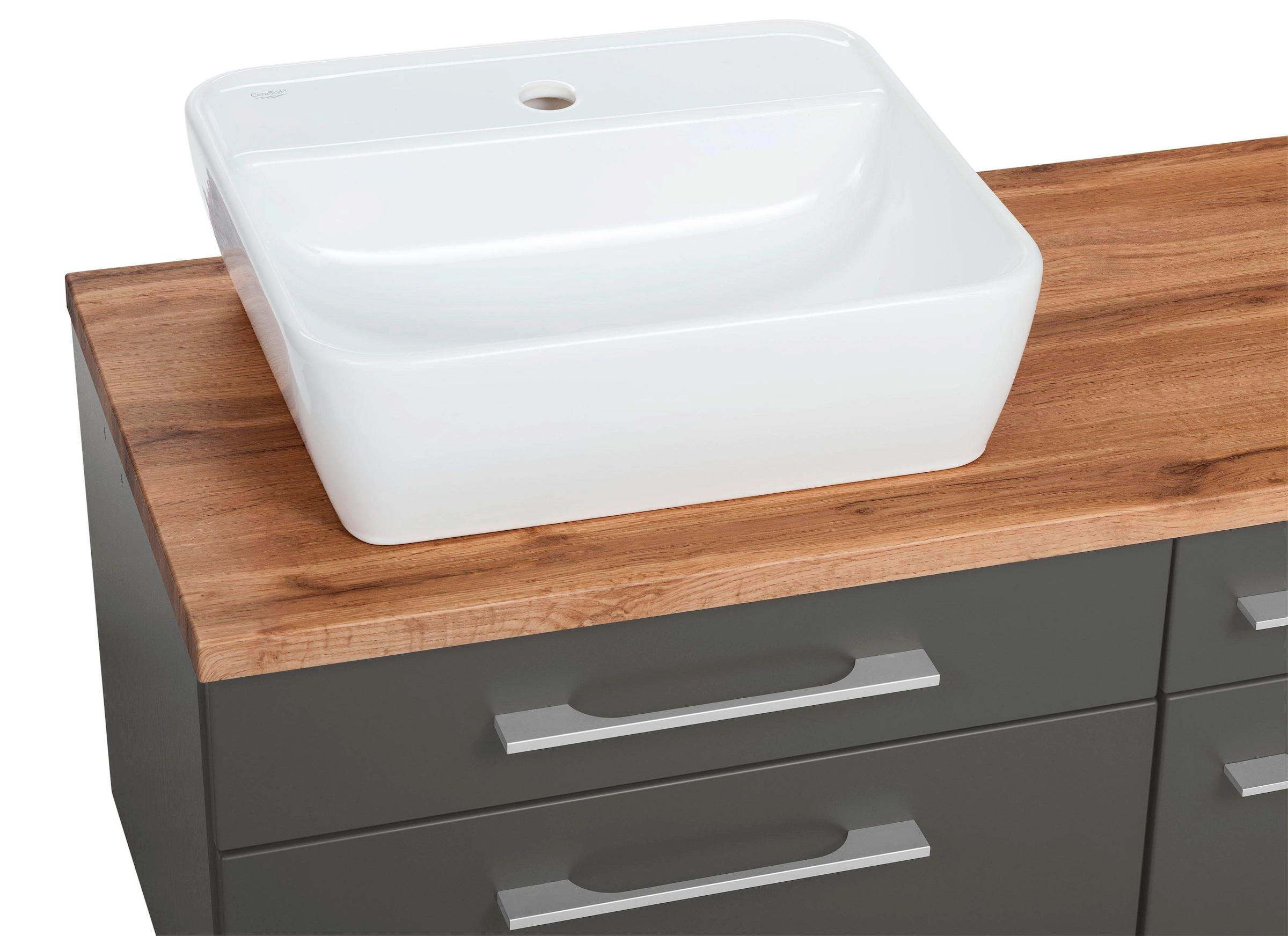 welltime Badmöbel-Set »Davos«, (3 St.), Breite 50 cm, mit extra Regal