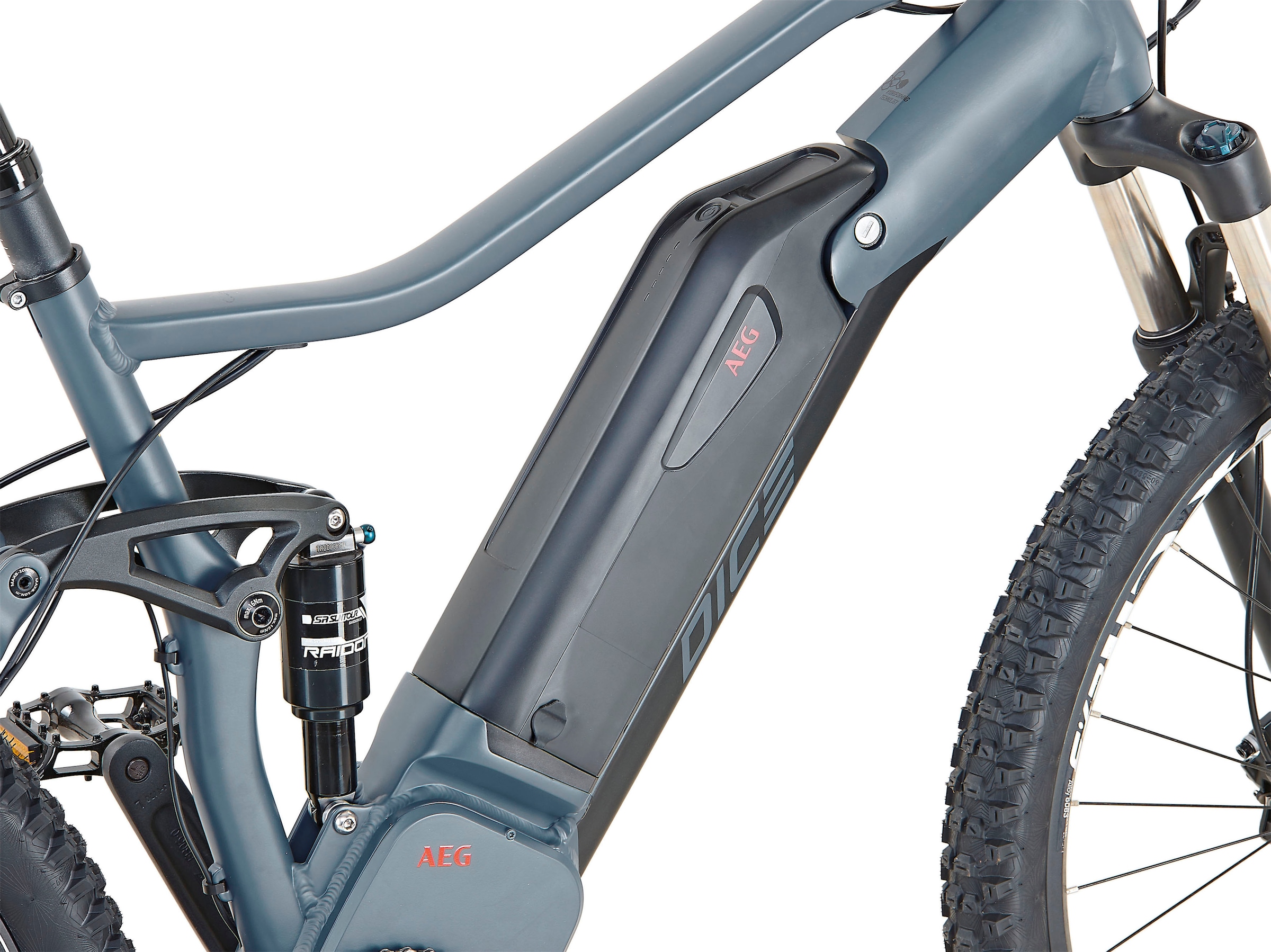 Prophete E-Bike »DICE 4.0«, 10 Gang, Shimano, Mittelmotor 250 W, Pedelec, Elektrofahrrad für Damen u. Herren, MTB