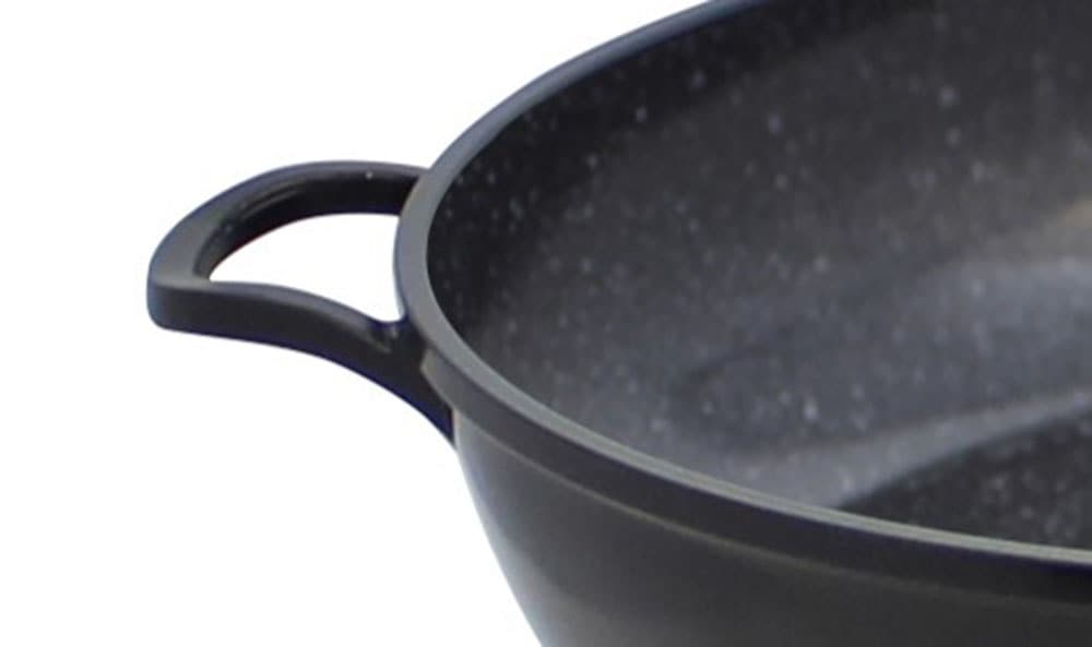 Elo Schmorpfanne »mit Glasdeckel 28cm«, Aluminiumguss, (1 tlg.), Induktion, Ø 28 cm