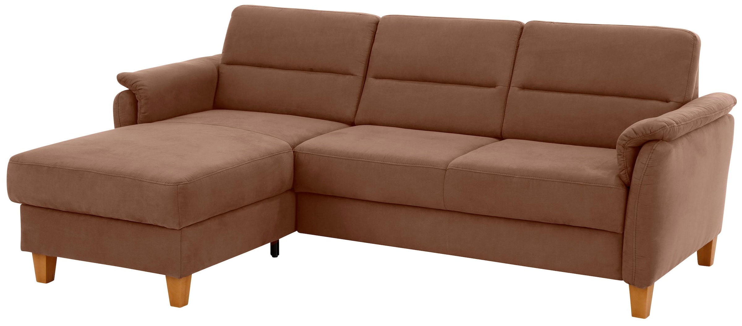 Home affaire Ecksofa »Palmera L-Form, B: 244 cm« optional Bettfunktion & Be günstig online kaufen