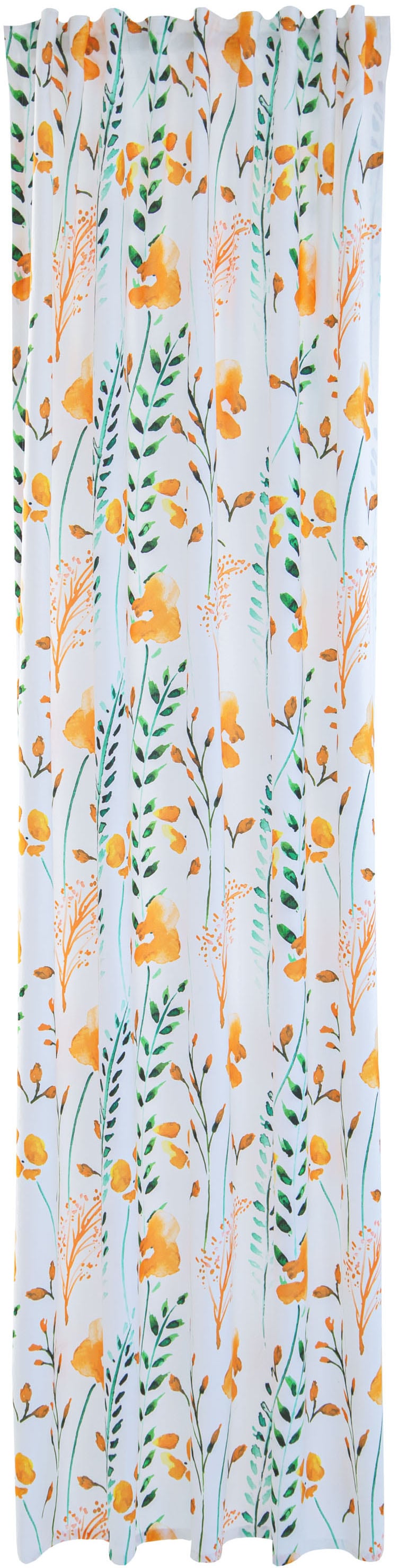 HOMING Vorhang »Liddy«, (1 St.), blickdicht,floral,blumen,natur,Wohnzimmer, Schlafzimmer,Küche