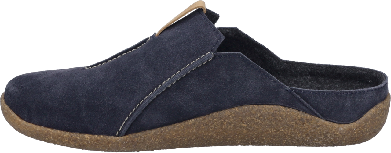 Josef Seibel Hausschuh »Vince 02«  Schlupfschuh mit Kontrastbesatz und Logoprägung, H-Weite