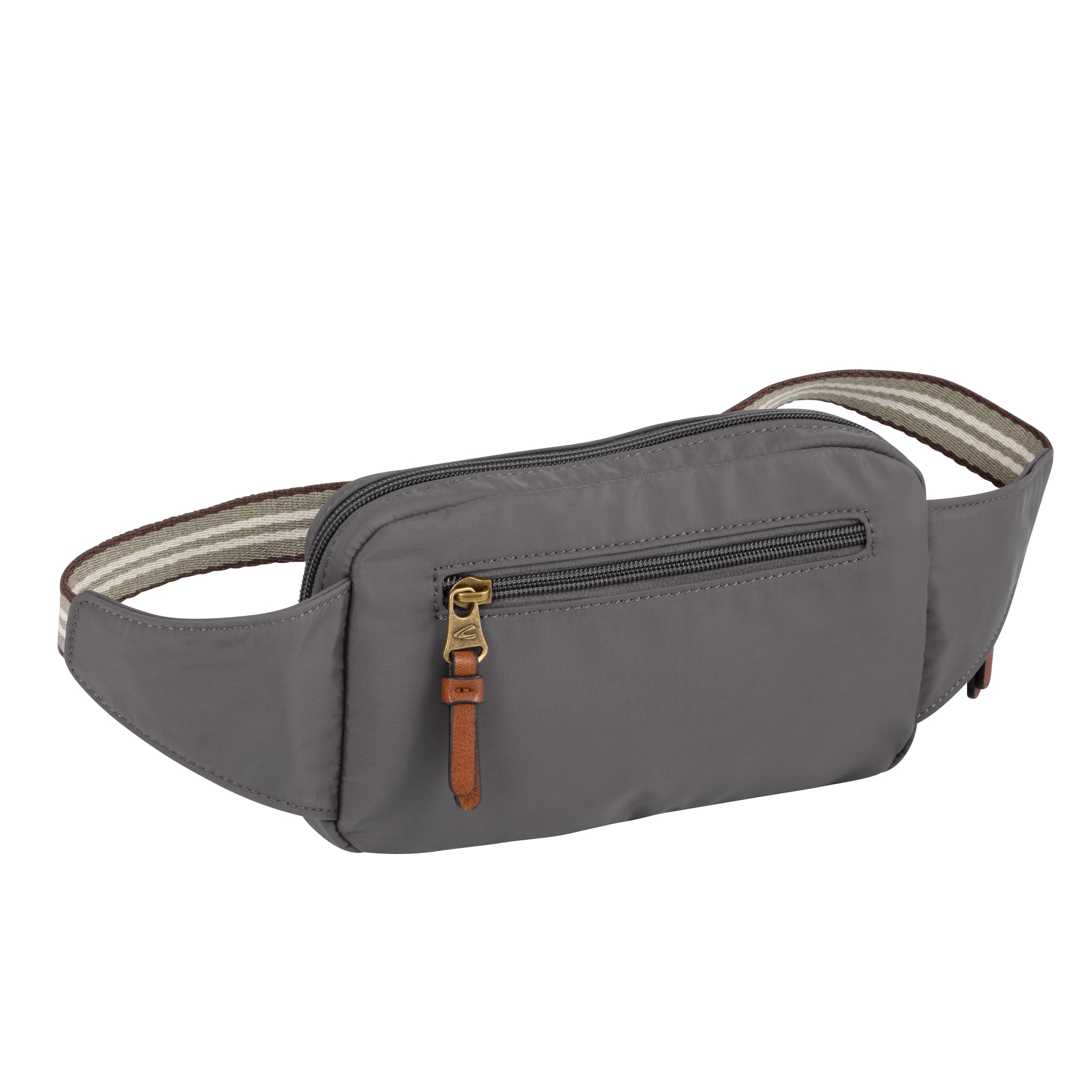 camel active Bauchtasche »Bari«, aus hochwertigem matten Nylon mit gestreiftem Gewebeband