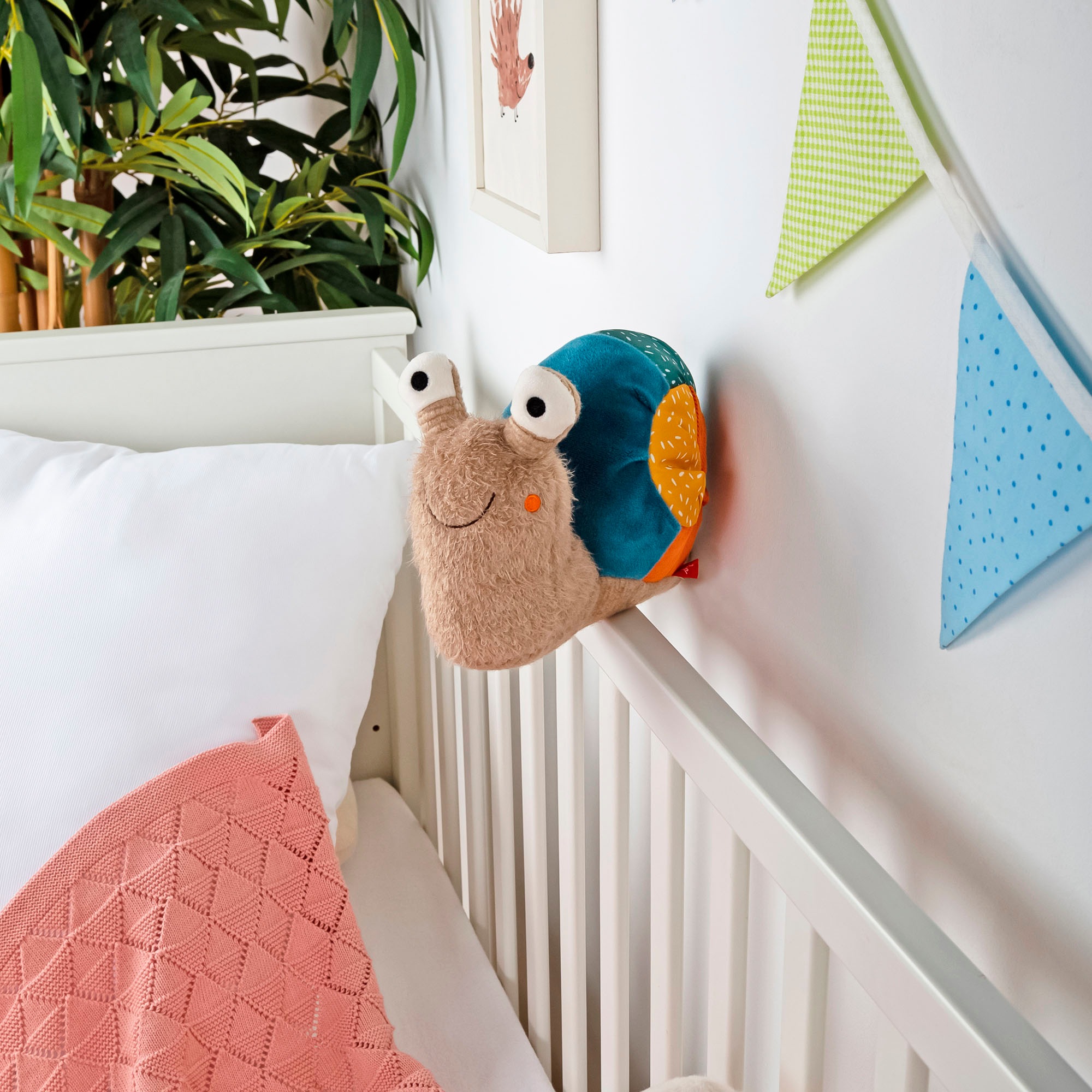 Sigikid Kuscheltier »Patchwork Sweety Yellow, Schnecke«