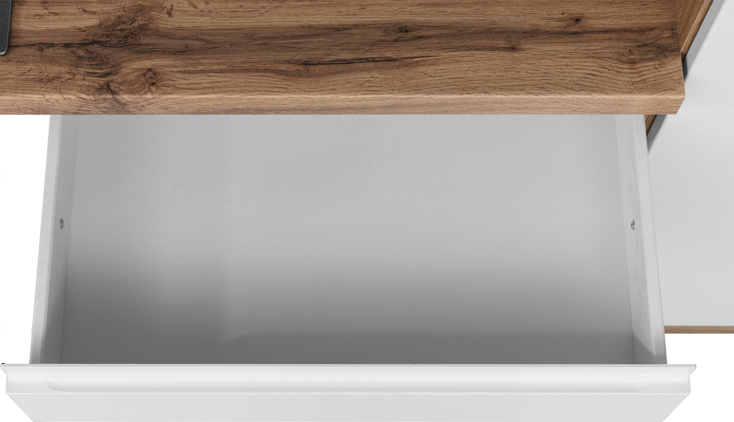 KOCHSTATION Winkelküche »KS-Bruneck«, Stellbreite 380/180 cm breit, Ceran oder Induktionskochfeld, MDF