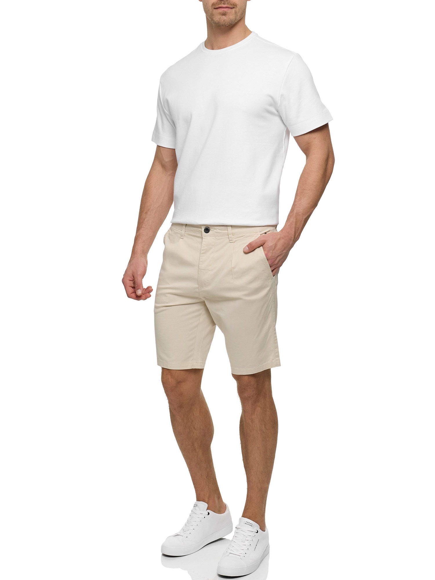 Indicode Chinoshorts »INSpring Pleat Shorts«