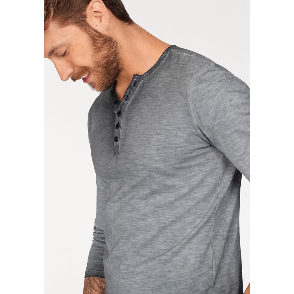 Bruno Banani Langarmshirt, Slubyarn