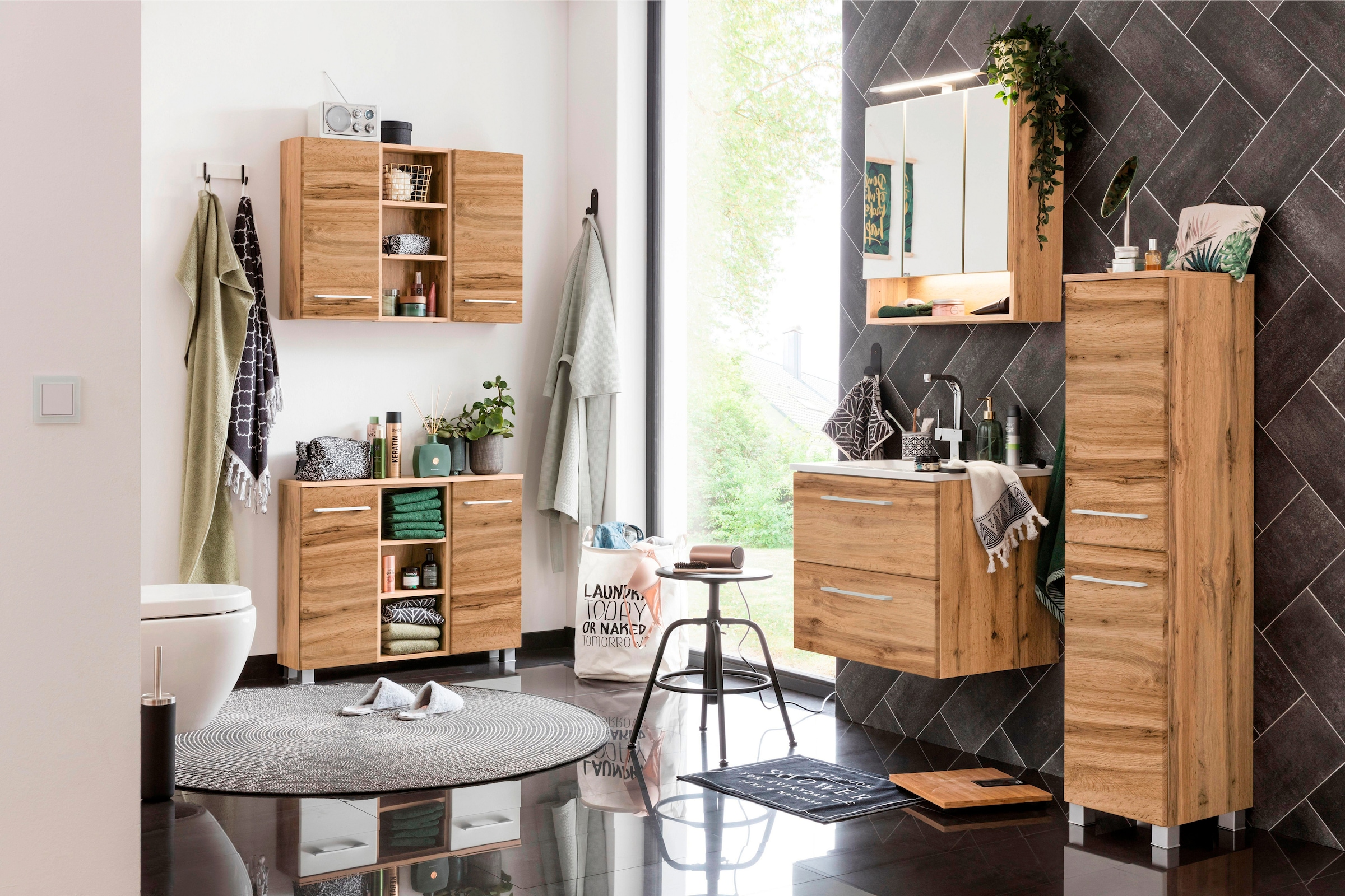 welltime Badmöbel-Set »Soria« 2 Stk. tlg.