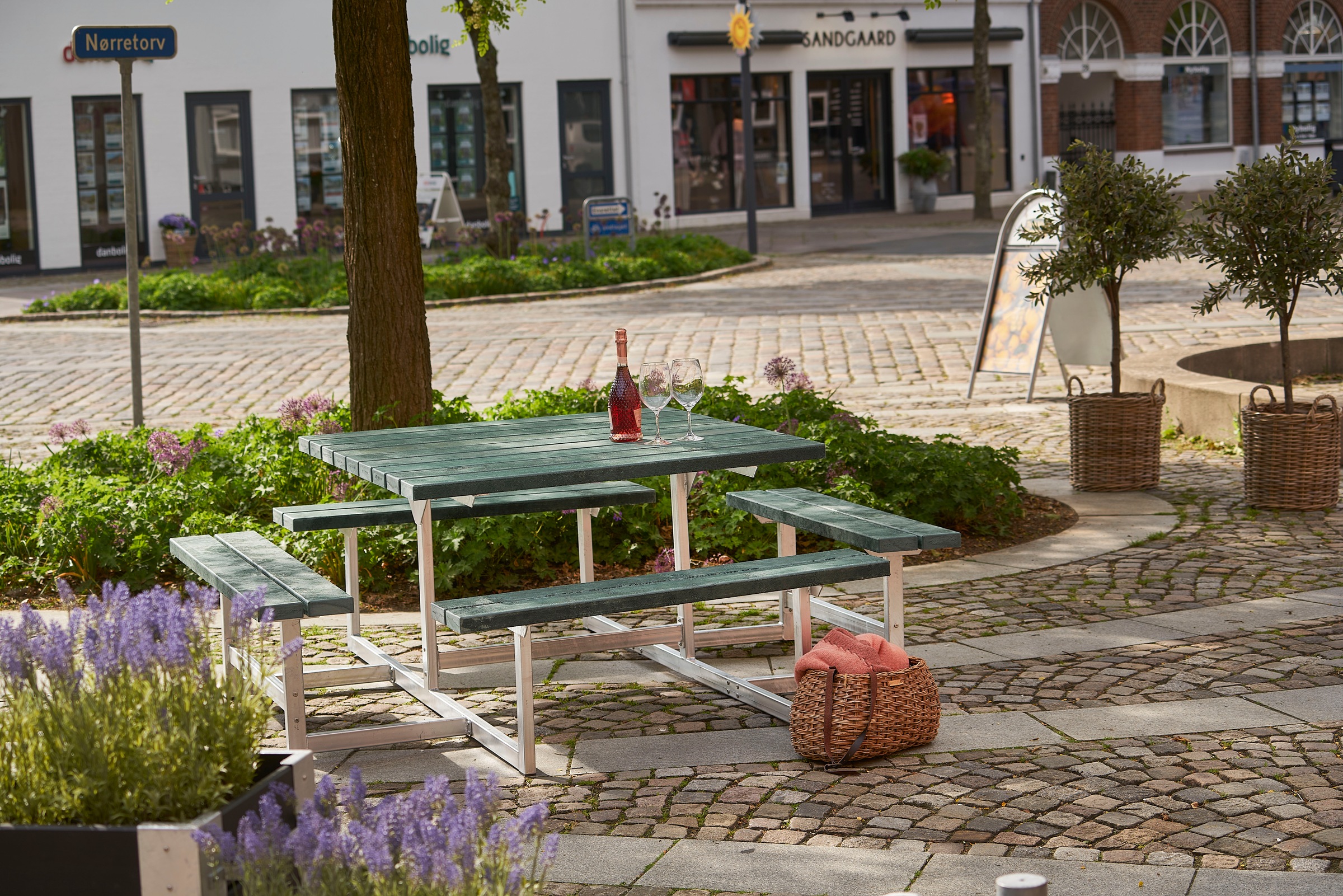 PLUS Garten-Essgruppe »»Picnic« Kombimöbel« 1 Stk. tlg. 200x200x73/45 cm günstig online kaufen