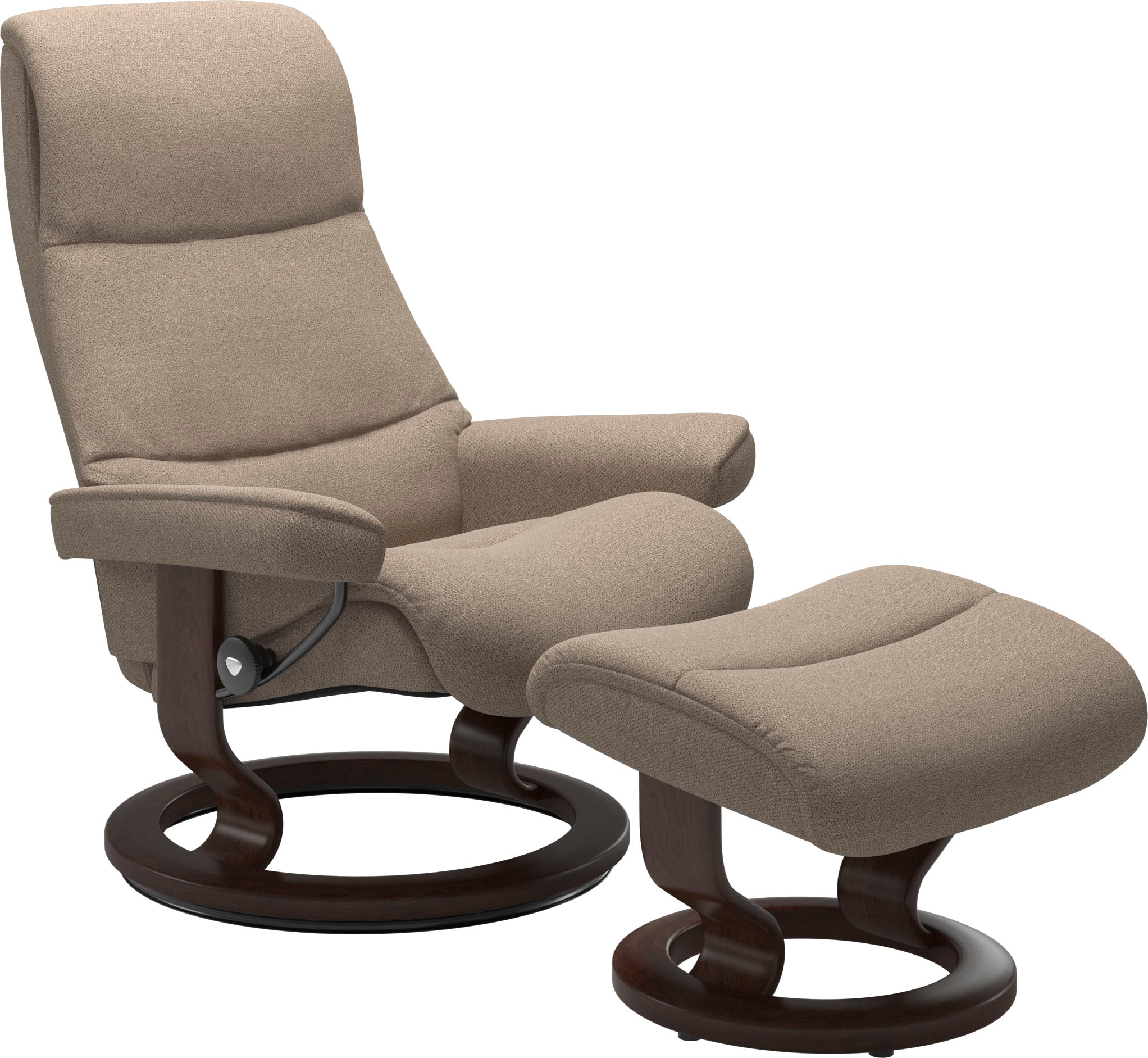 Stressless Relaxsessel "View", mit Classic Base, Größe M,Gestell Braun günstig online kaufen