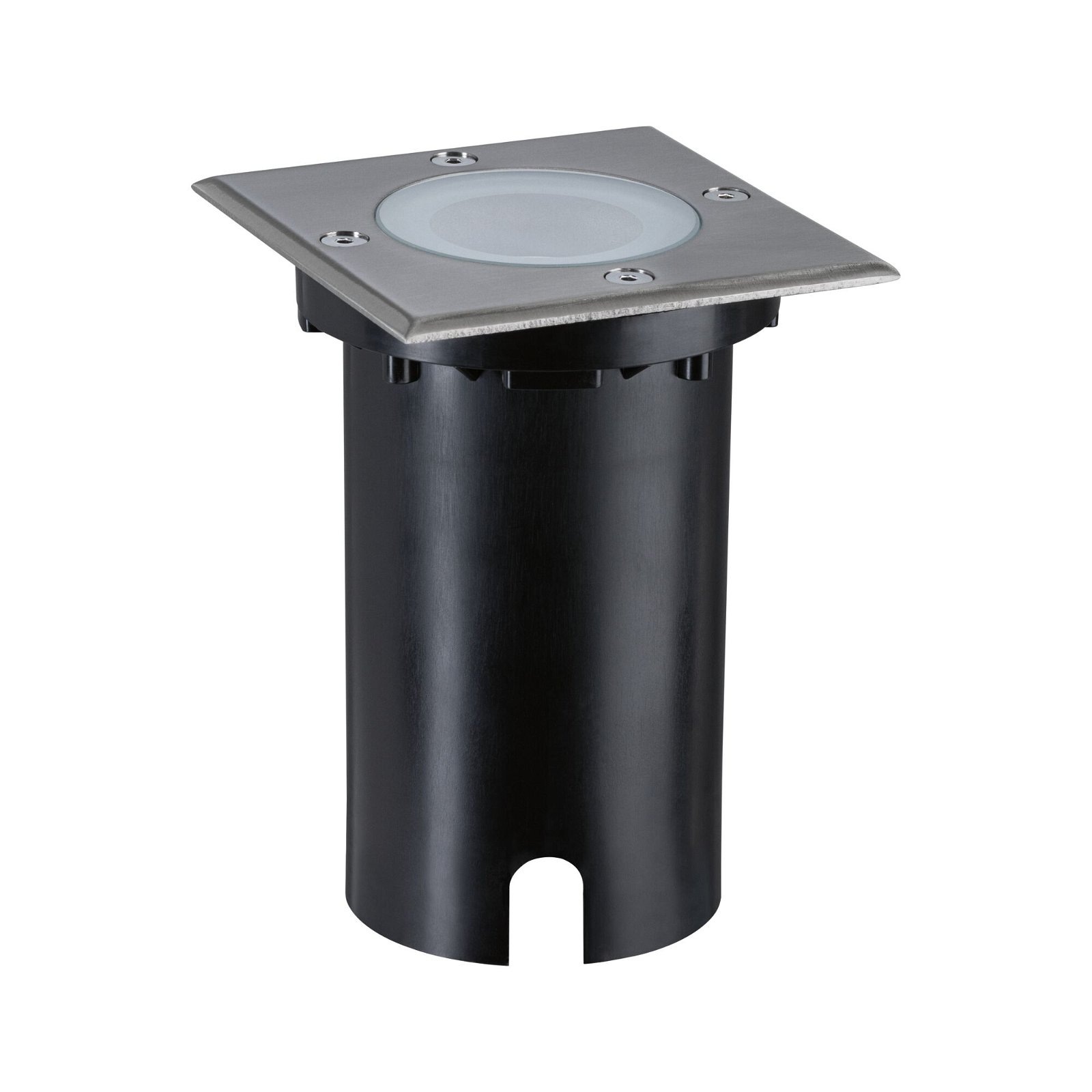 Paulmann LED Einbauleuchte »Floor eckig 110x110mm RGBW+ 4,9W 300lm 230V Eisen gebürstet Aluminium«, 1 flammig, Bodeneinbauleuchte Smart Home Zigbee 3.0 IP67
