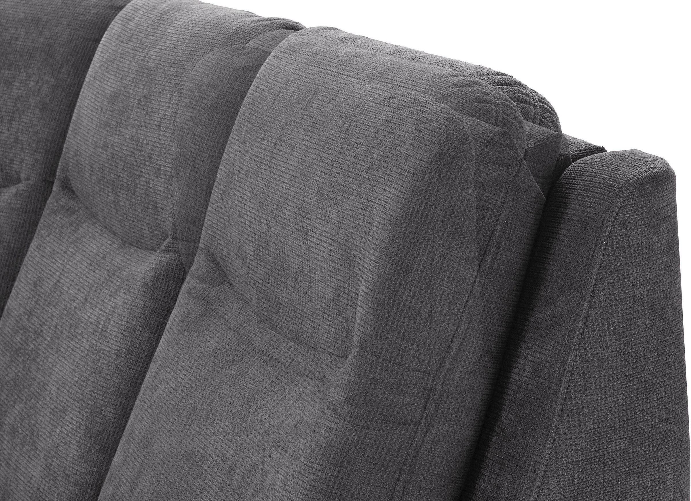 sit&more Ecksofa »Boccaccio L-Form«, mit Federkern und Kopfteilverstellung, wahlweise mit Bettfunktion
