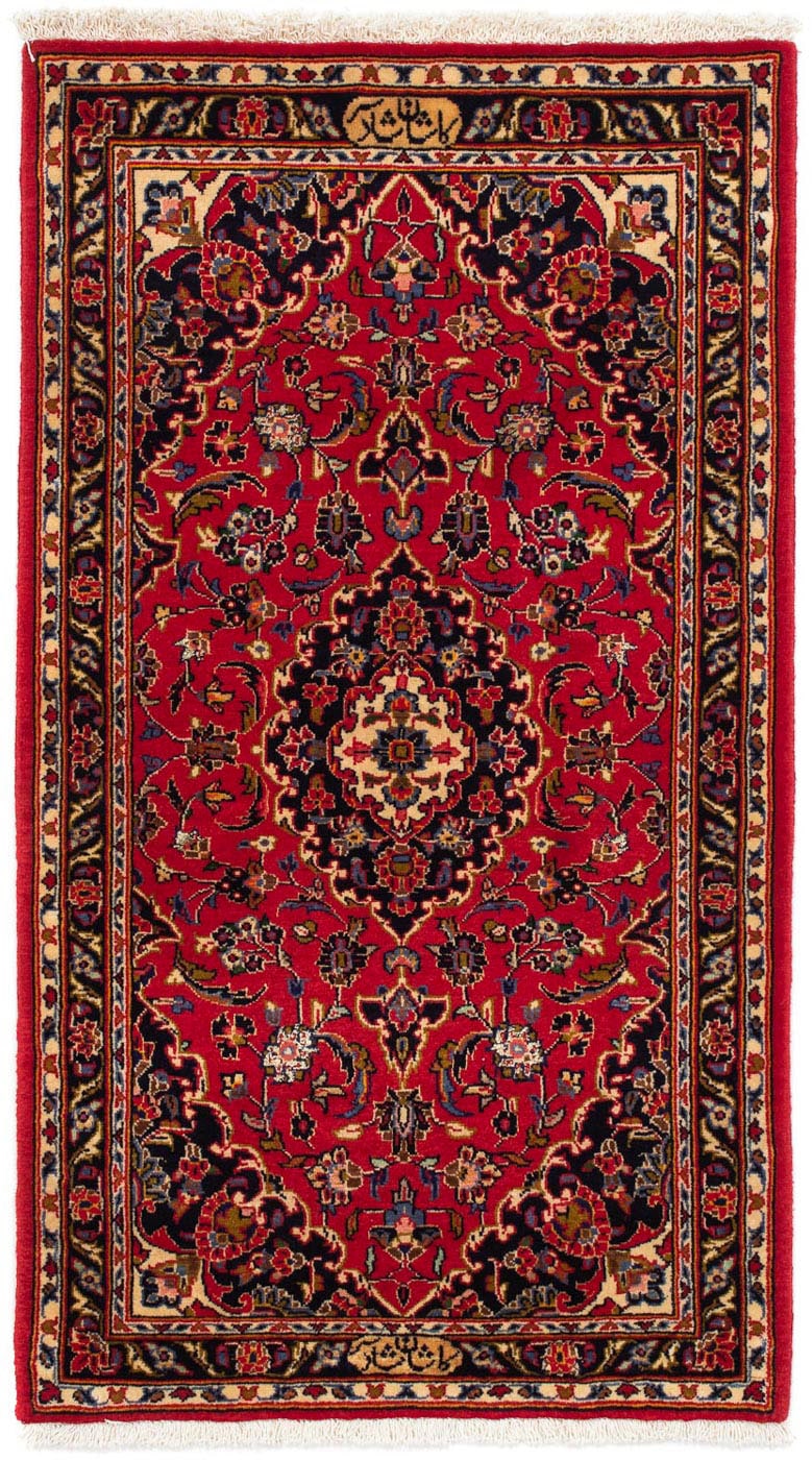 morgenland Wollteppich »Moud Blumenmuster 235 x 178 cm«, rechteckig, 10 mm günstig online kaufen