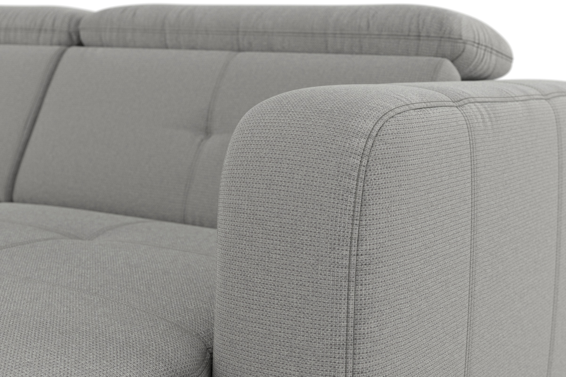 sit&more Wohnlandschaft »Belluci U-Form«, Kopfteilverstellung und Federkern, wahlweise mit Bettfunktion