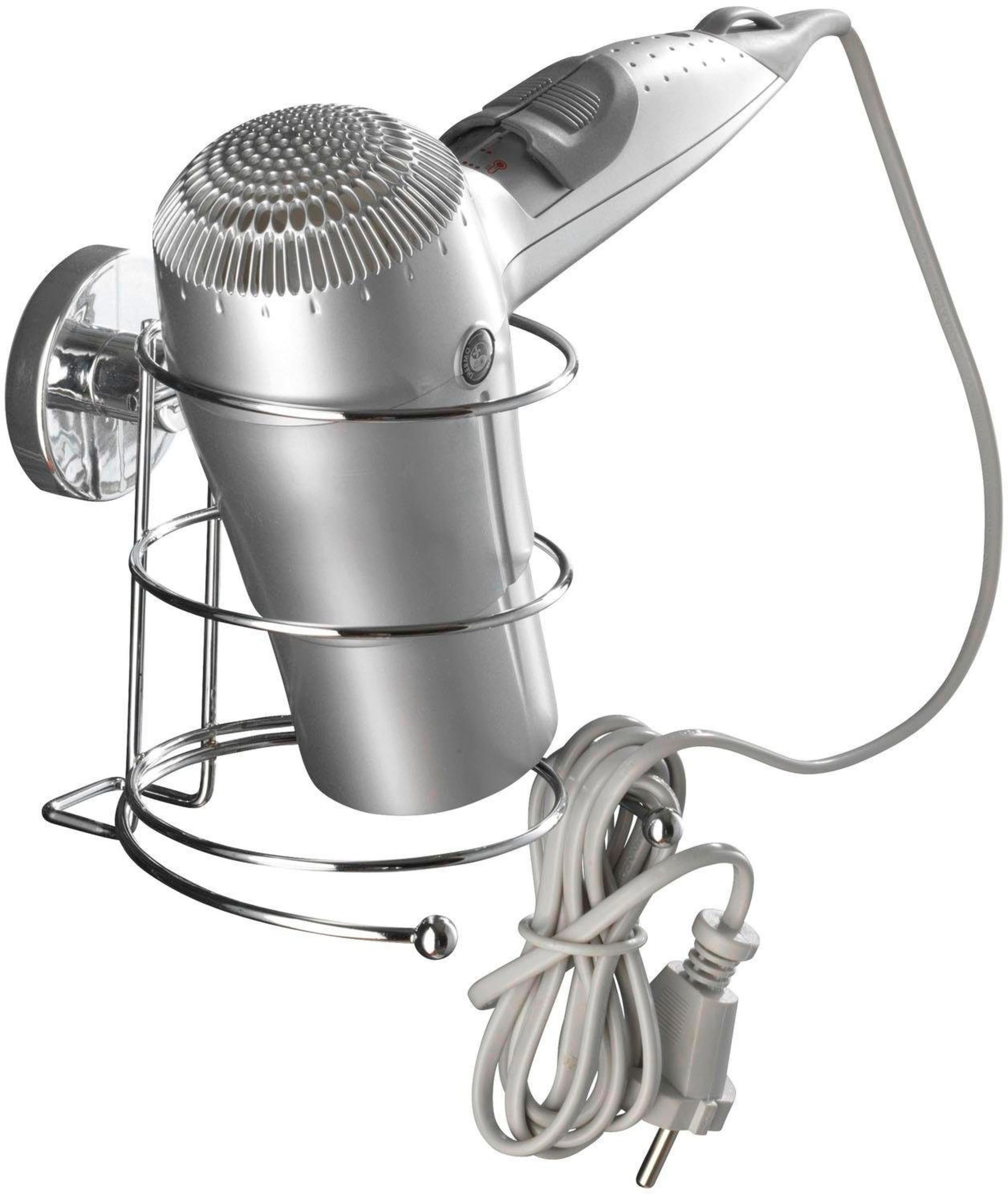 WENKO Haartrocknerhalter Vacuum-Loc Befestigung ohne bohren