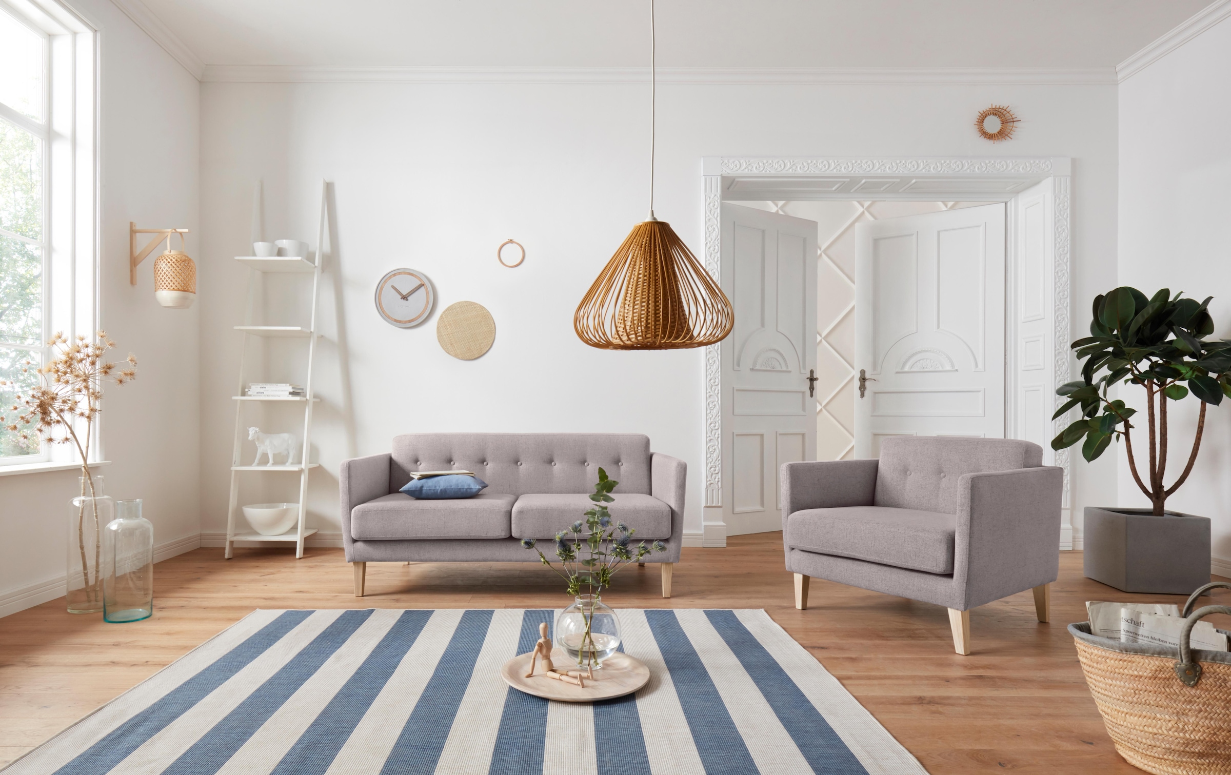 andas Sessel »Raadal«, in skandinavischer Optik, mit Knopfheftung, Design b günstig online kaufen