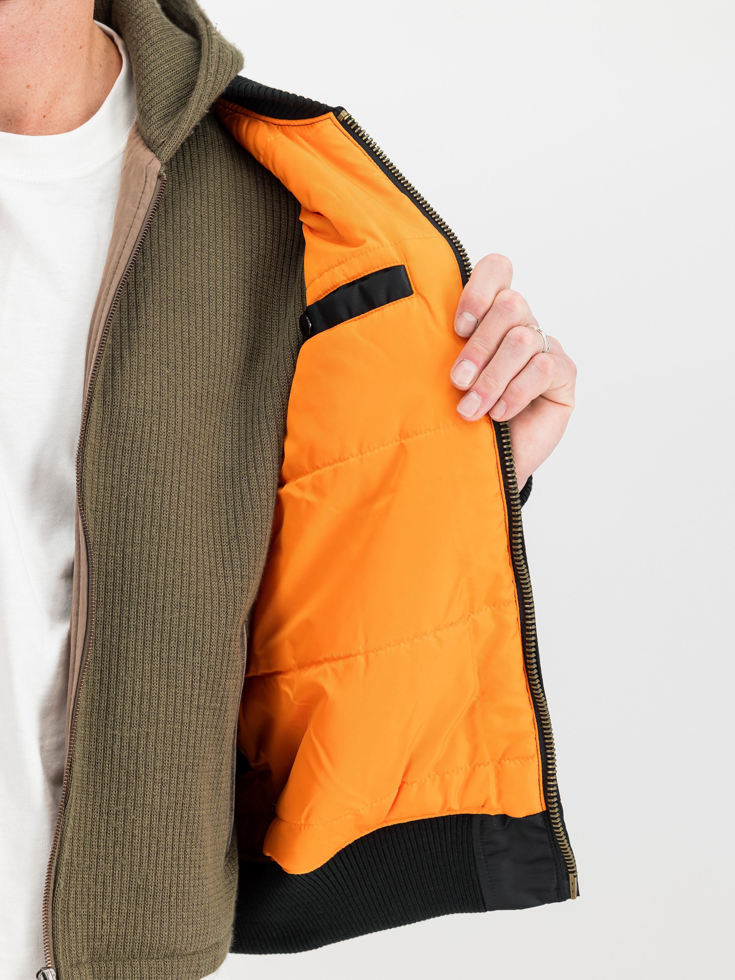 Alpha Industries Bomberjacke »MA-1 VF Vintage Fit 59« Kunstfaser, slim fit