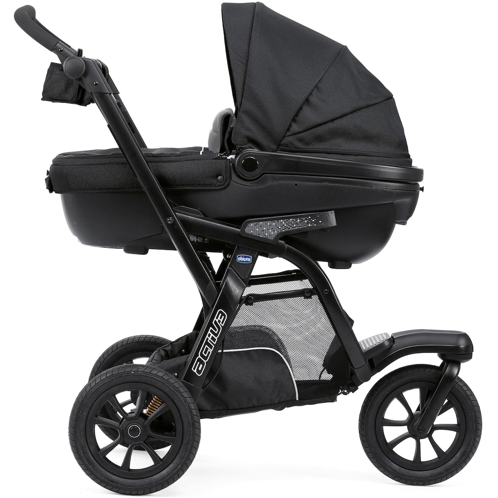 Chicco Kombi-Kinderwagen »Trio-System Activ3 Top, Jet Black«, 15 kg