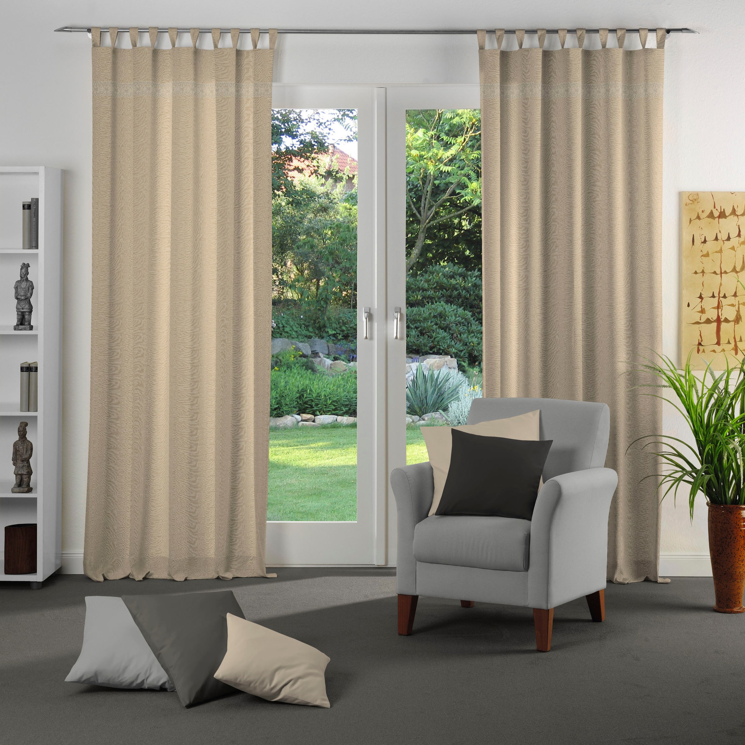 Wirth Vorhang »Wiessee« Schlaufen 1 Stk. tlg. nach Maß günstig online kaufen