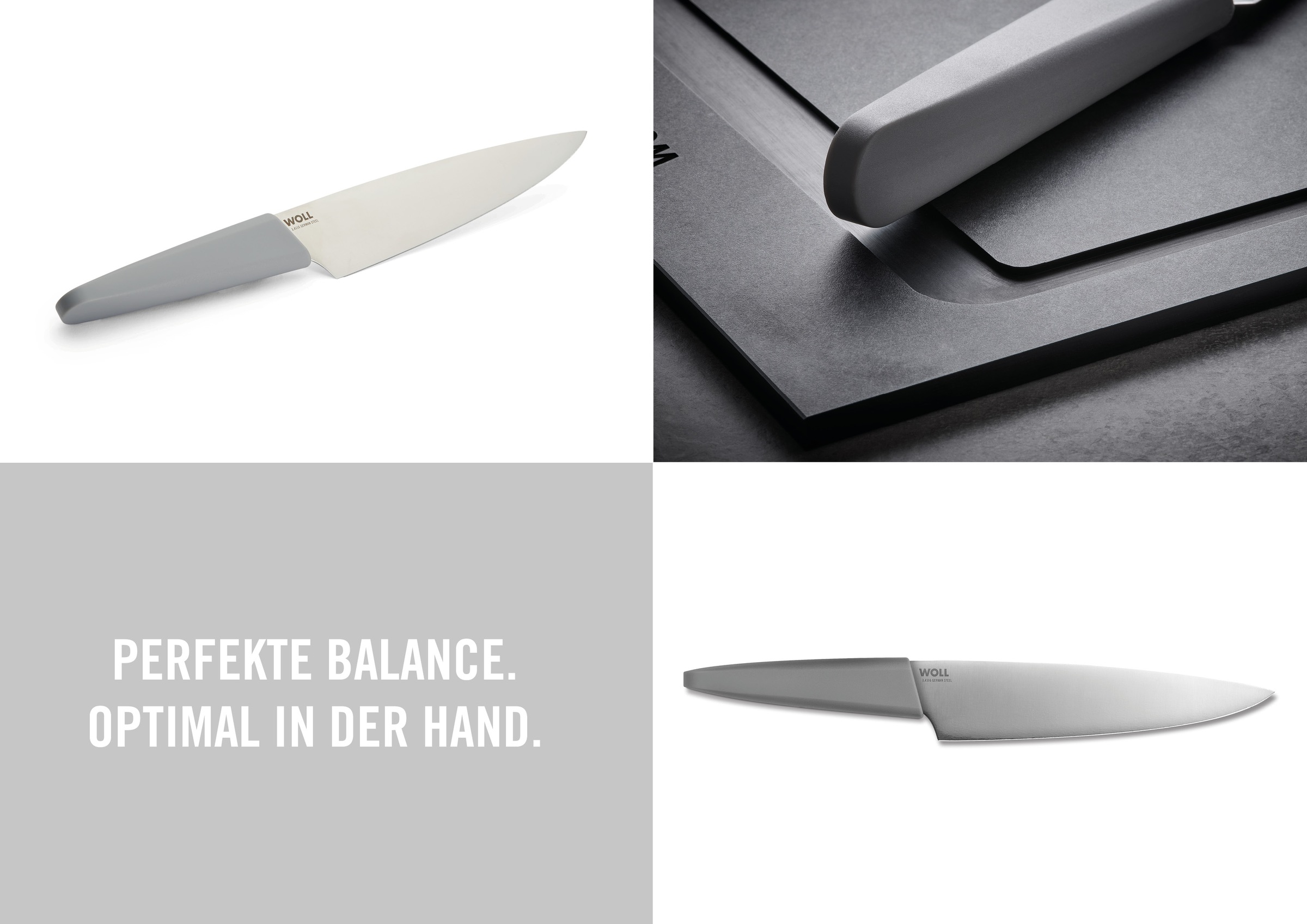 WOLL Kochmesser »Cutting Edge« aus deutschem Edelstahl gemäß DIN 1.4116