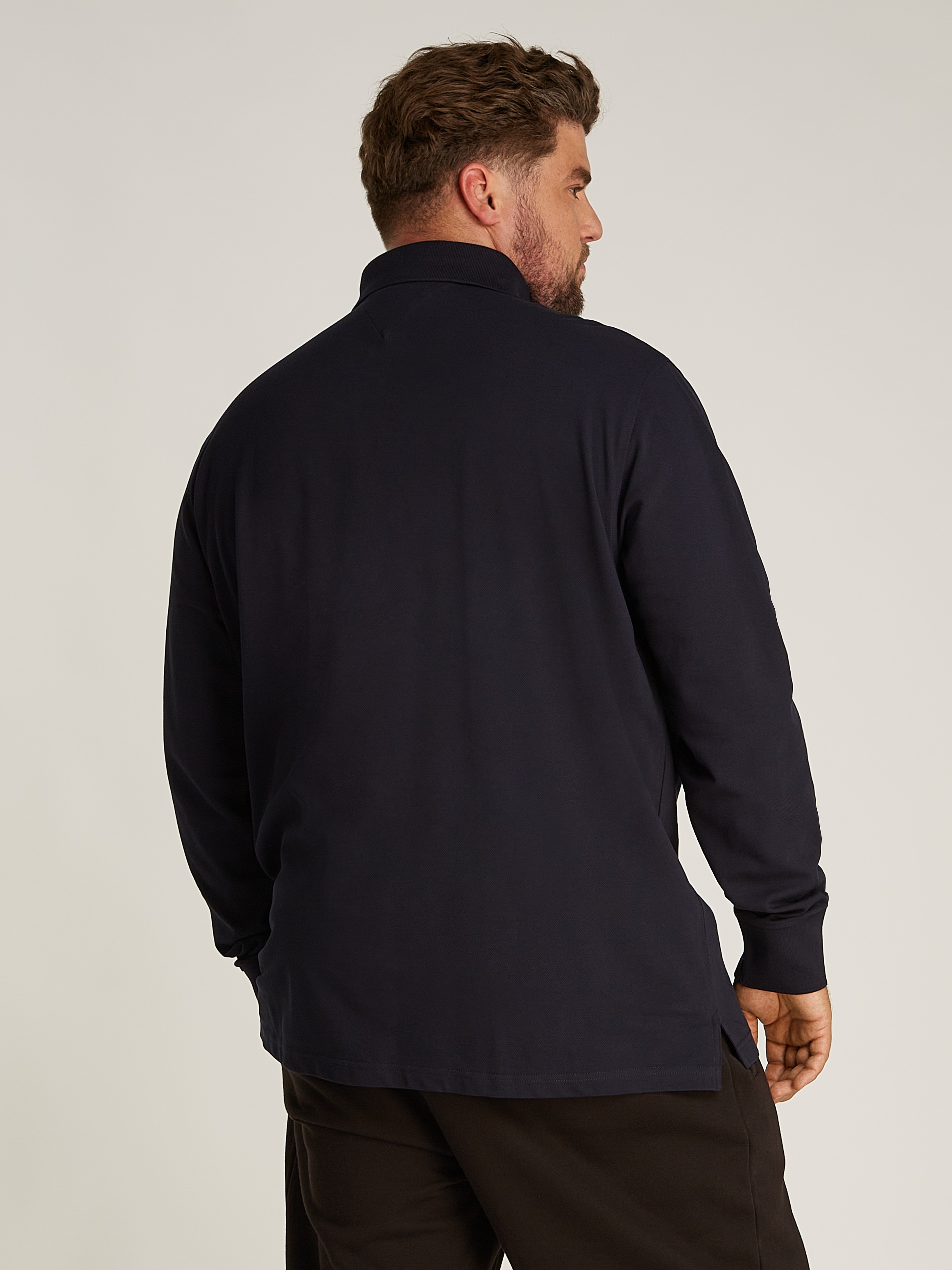 Tommy Hilfiger Big & Tall Langarm-Poloshirt »BT-1985 REGULAR LS POLO-B« in Großen Größen