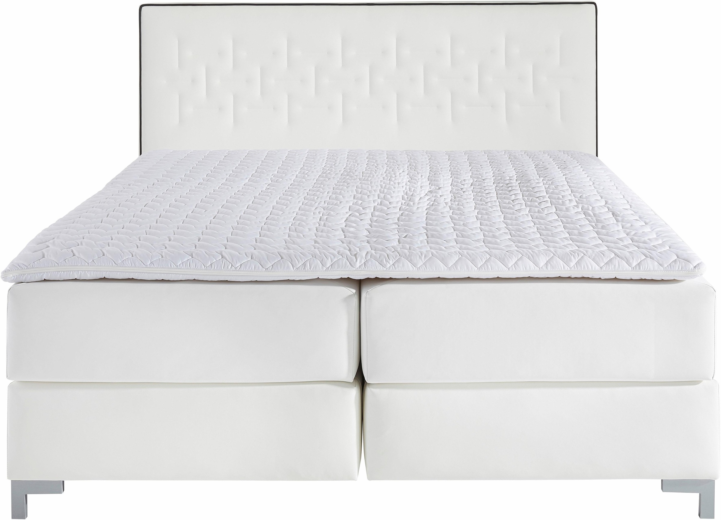 Home affaire Boxspringbett »Coos« mit besonderer Steppung im Kopfteil, 3 Ma günstig online kaufen