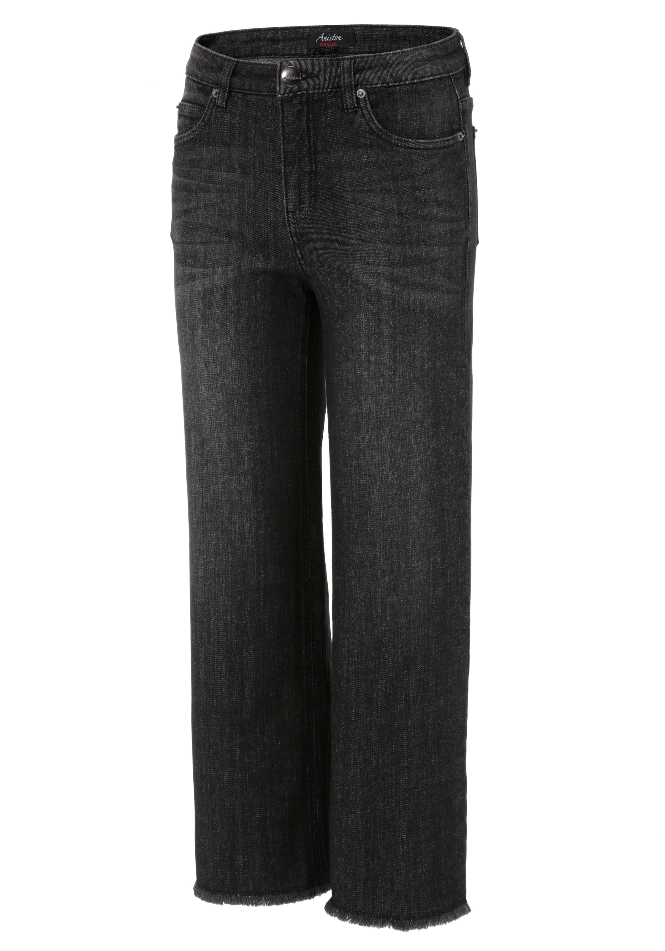 Aniston CASUAL 7/8-Jeans, mit leicht ausgefranstem Beinabschluss