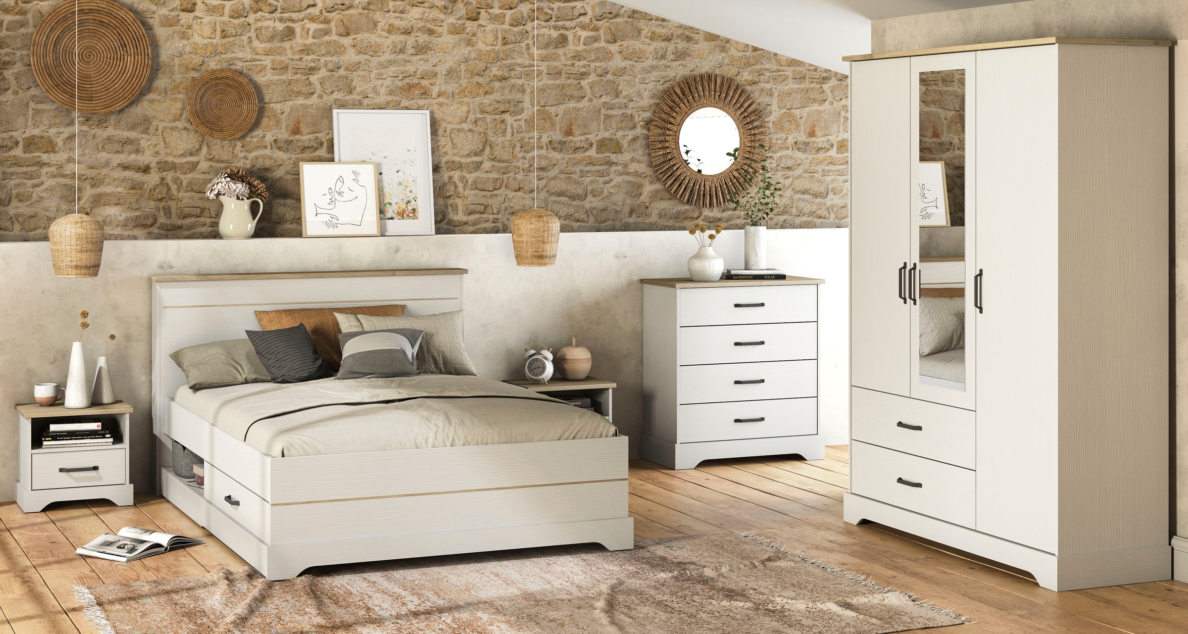 Demeyere GROUP Drehtürenschrank "Cottage" Breite ca. 150cm, Höhe ca. 200cm, günstig online kaufen