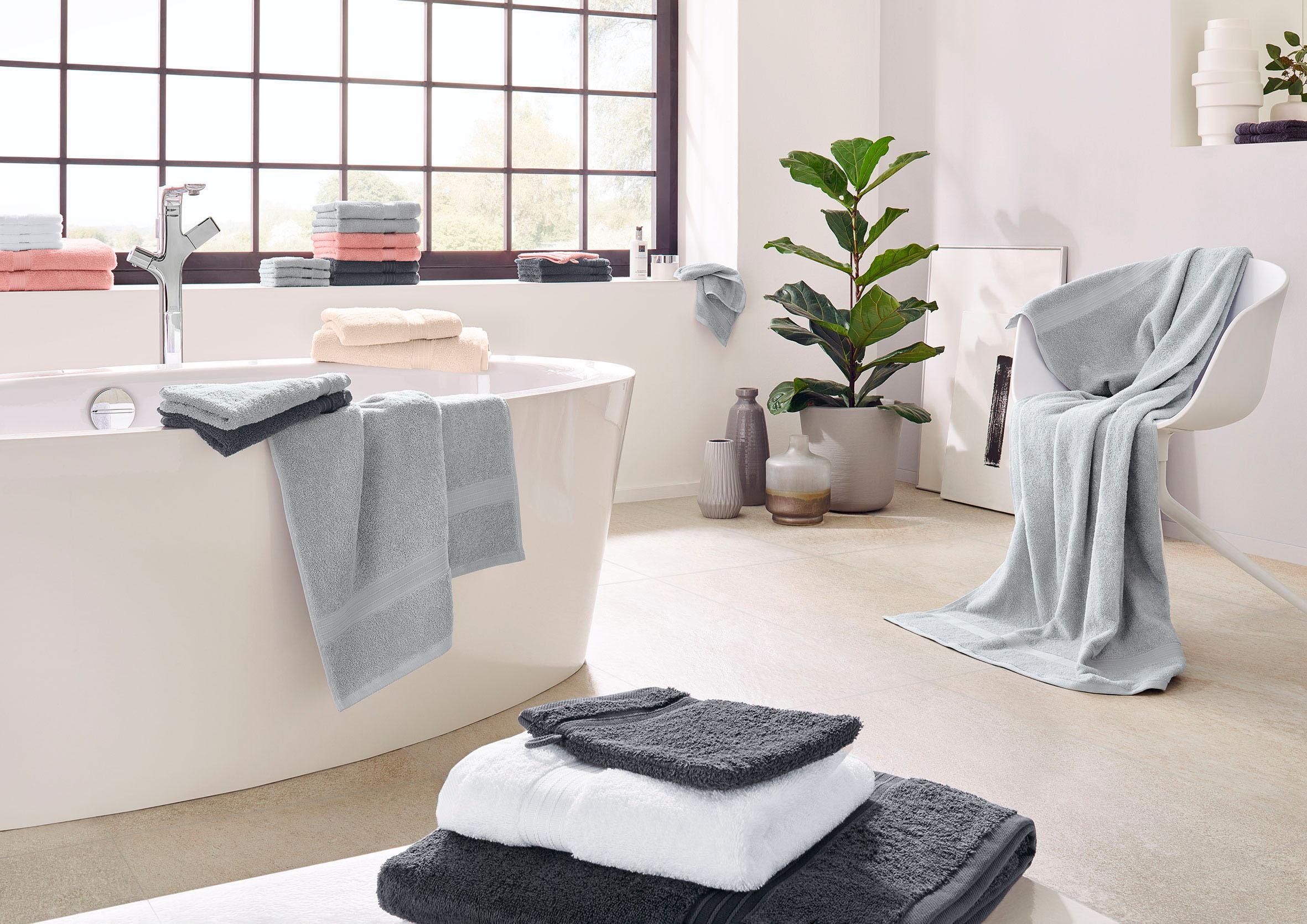 Dyckhoff Handtuch Set »Siena«, Set, 6 tlg., Walkfrottier, in tollen Unifarben