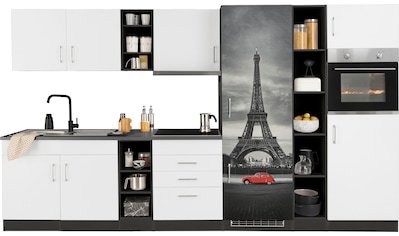 HELD MÖBEL Küchenzeile »Paris«, mit E-Geräten, Breite 340 cm, mit großer... kaufen