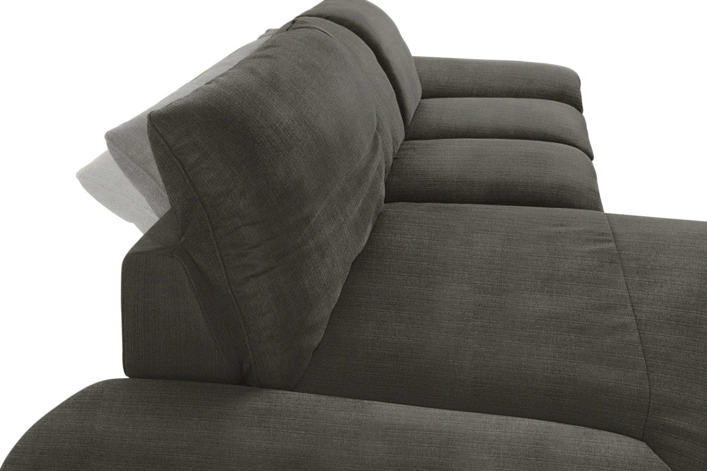 W.SCHILLIG Ecksofa »enjoy&MORE, Designsofa, bequem, zeitlos und elegant, L-Form«, Sitztiefenverstellung, Füße bronze pulverbeschichtet, Breite 310 cm