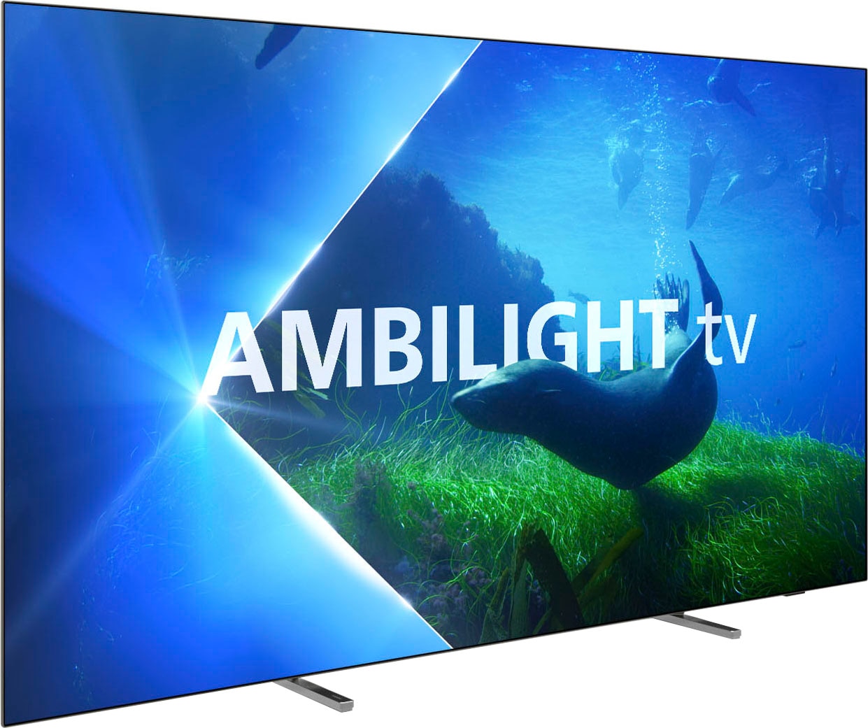 Philips OLED-Fernseher »77OLED808/12«, 194 cm/77 Android auf 4K HD, TV-Google bestellen TV-Smart-TV Ultra Zoll, Rechnung