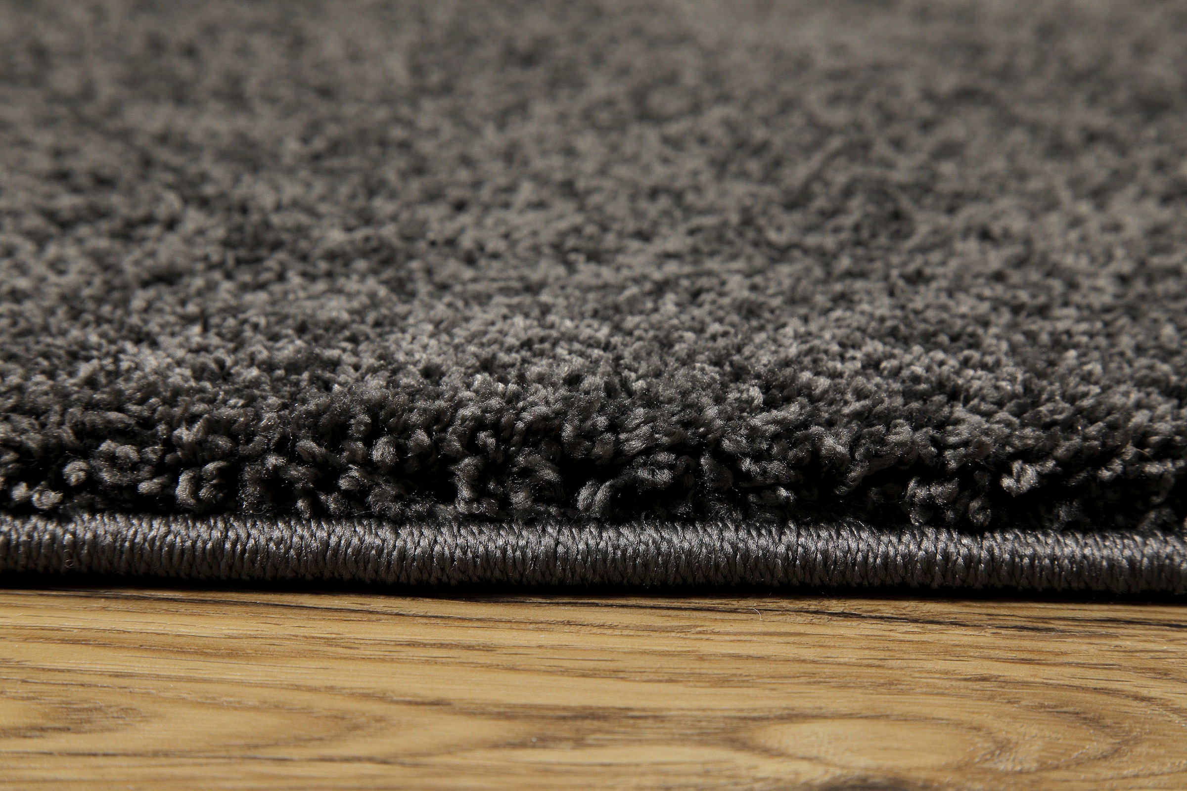 my home Hochflor-Teppich »Yvaine«, rund, 25 mm Höhe, Langflor, Shaggy, dichter weicher Hochflor, meliert, Wohnzimmer