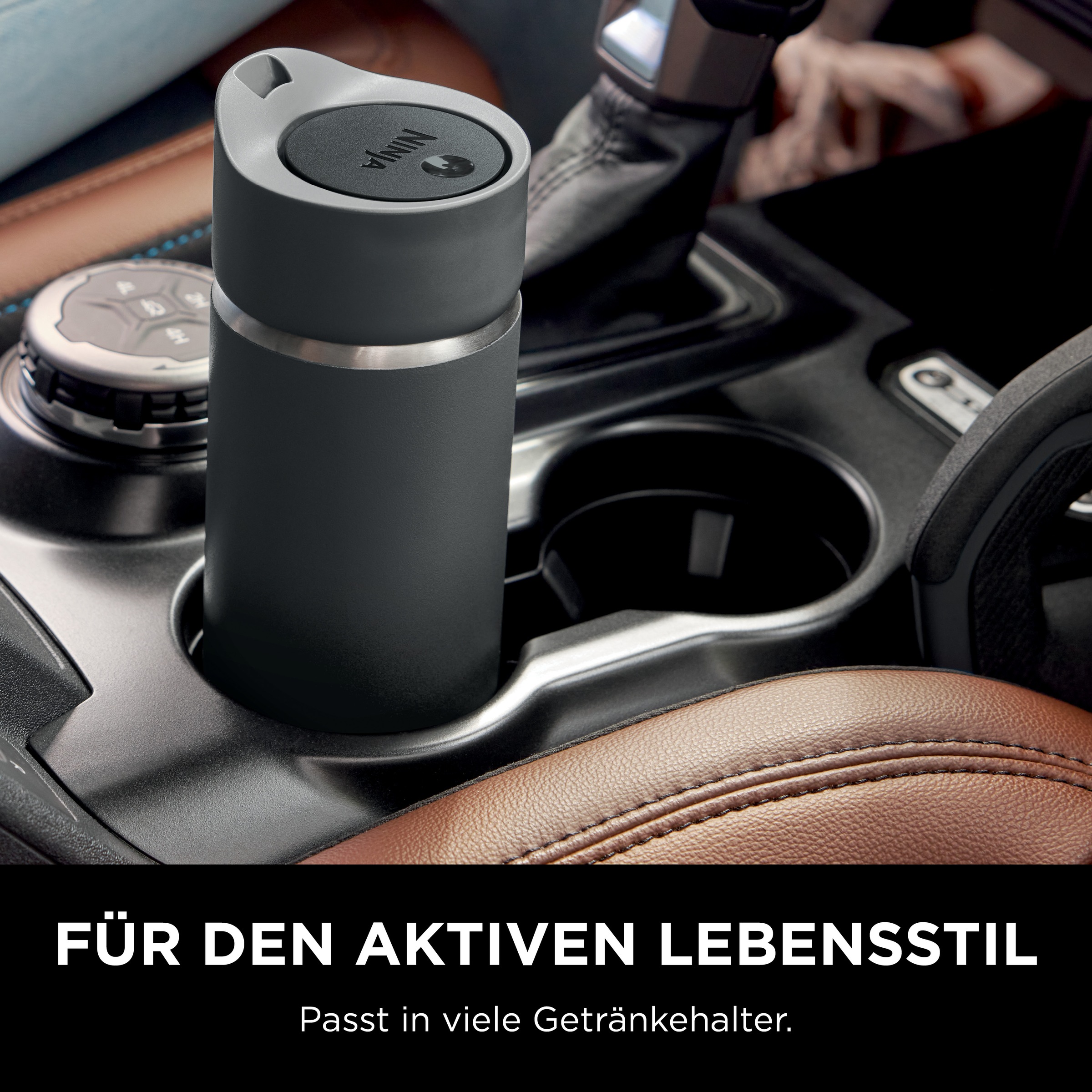 NINJA Isolierflasche »Ninja Sip Perfect Reisebecher - 300 ml DW1203EUU / 400 ml DW1603EUU«, Kontrollierte Wärme für den perfekten Schluck, jedes Mal