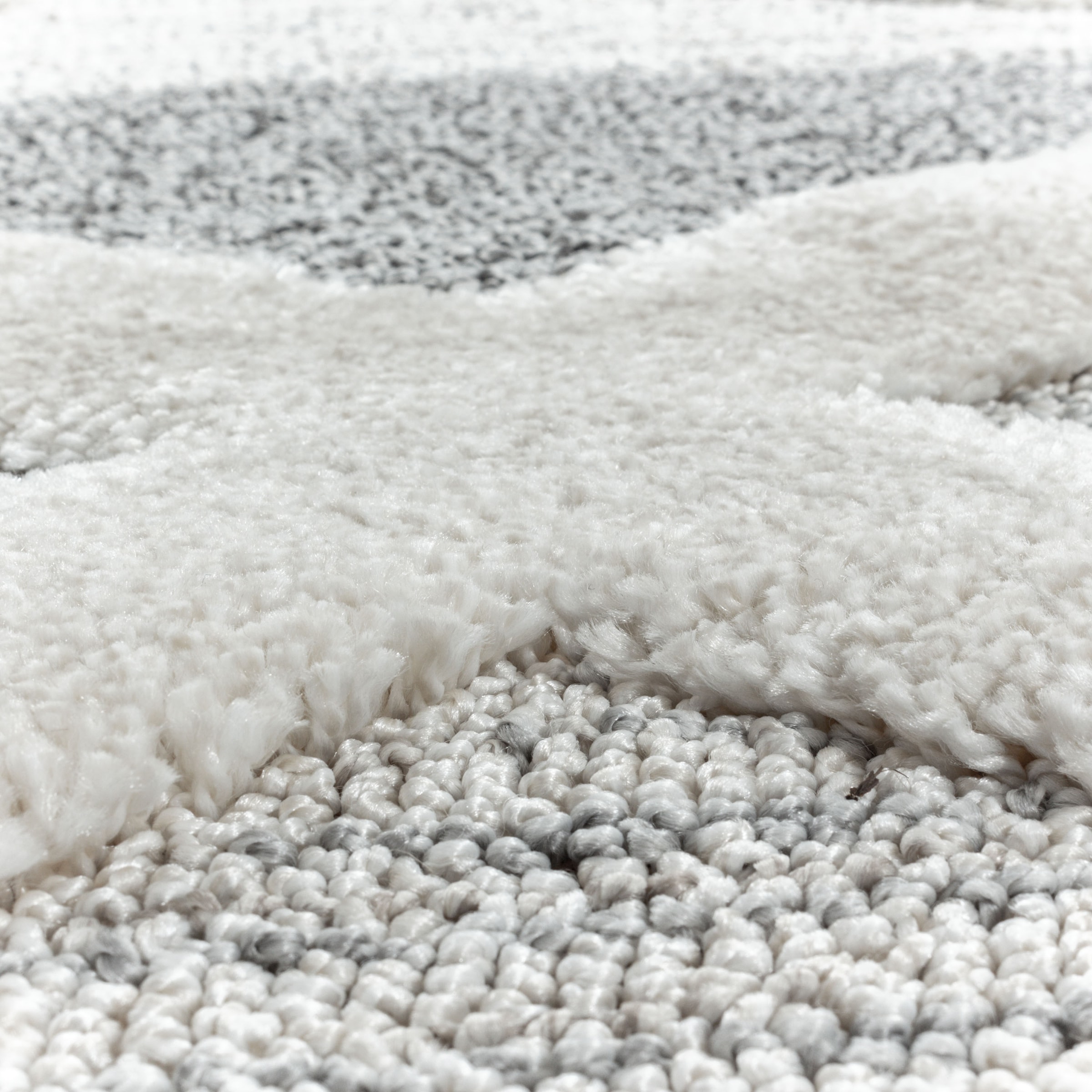 Ayyildiz Teppiche Teppich »PISA 4709«, rechteckig, 20 mm Höhe, Läufer, auch rund, Hoch Tief Struktur, Wohnzimmer, Schlafzimmer