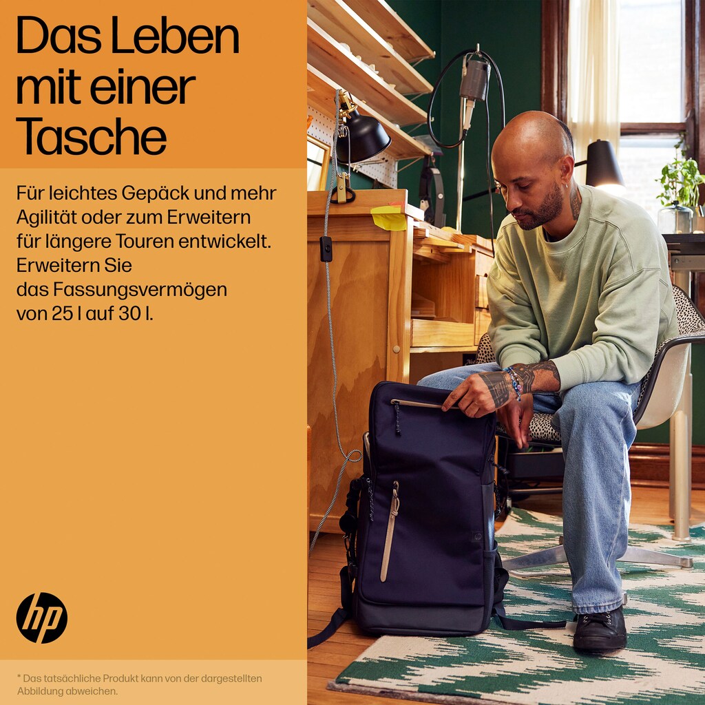 HP Notebook-Rucksack »Travel 25 Liter 15.6 Laptop Backpack«