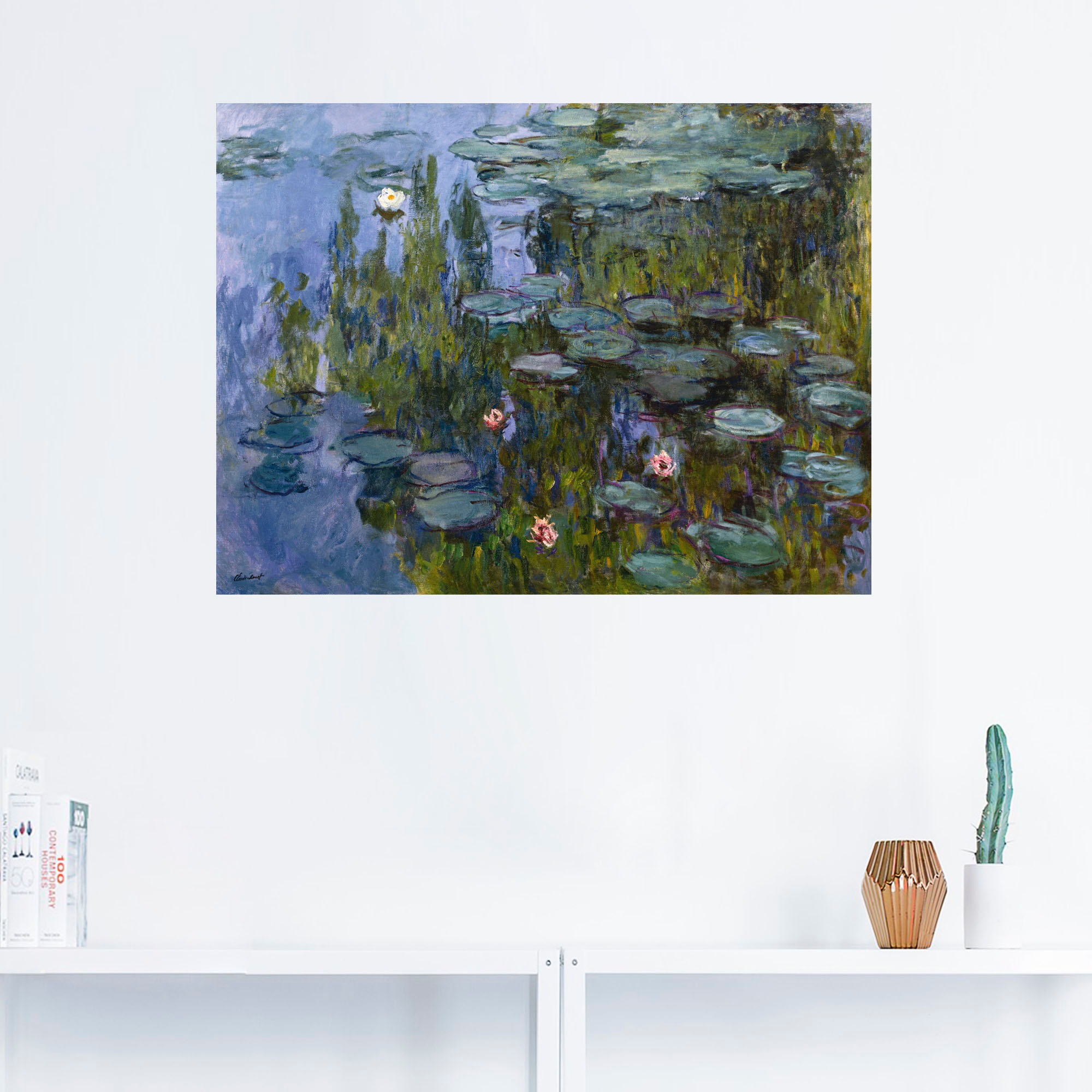Artland Wandbild »Seerosen (Nympheas). 1918/1921.«, Blumen, (1 St.), als Leinwandbild, Poster, Wandaufkleber in verschied. Größen
