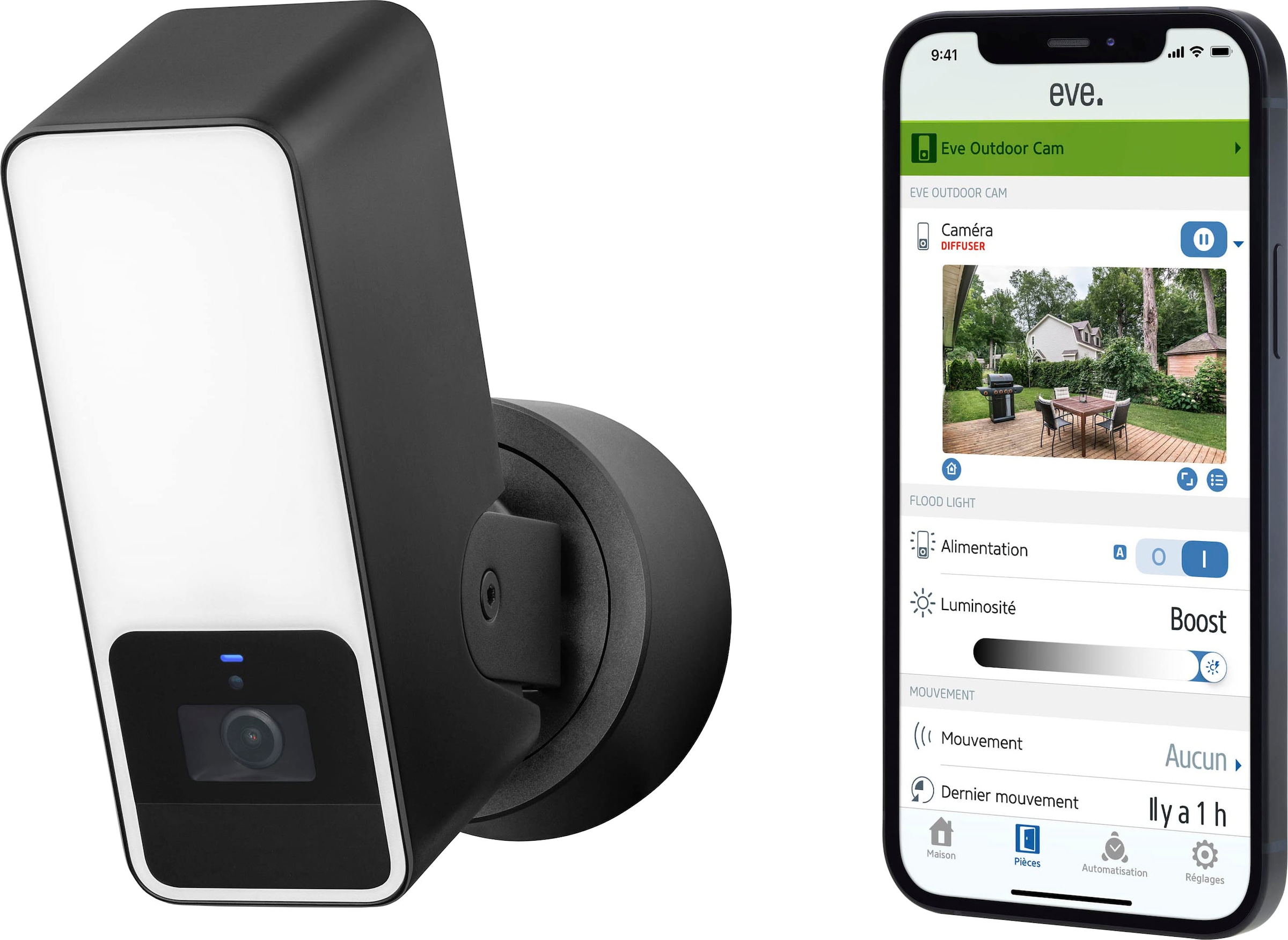 EVE Überwachungskamera »Outdoor Cam (HomeKit)«, Außenbereich