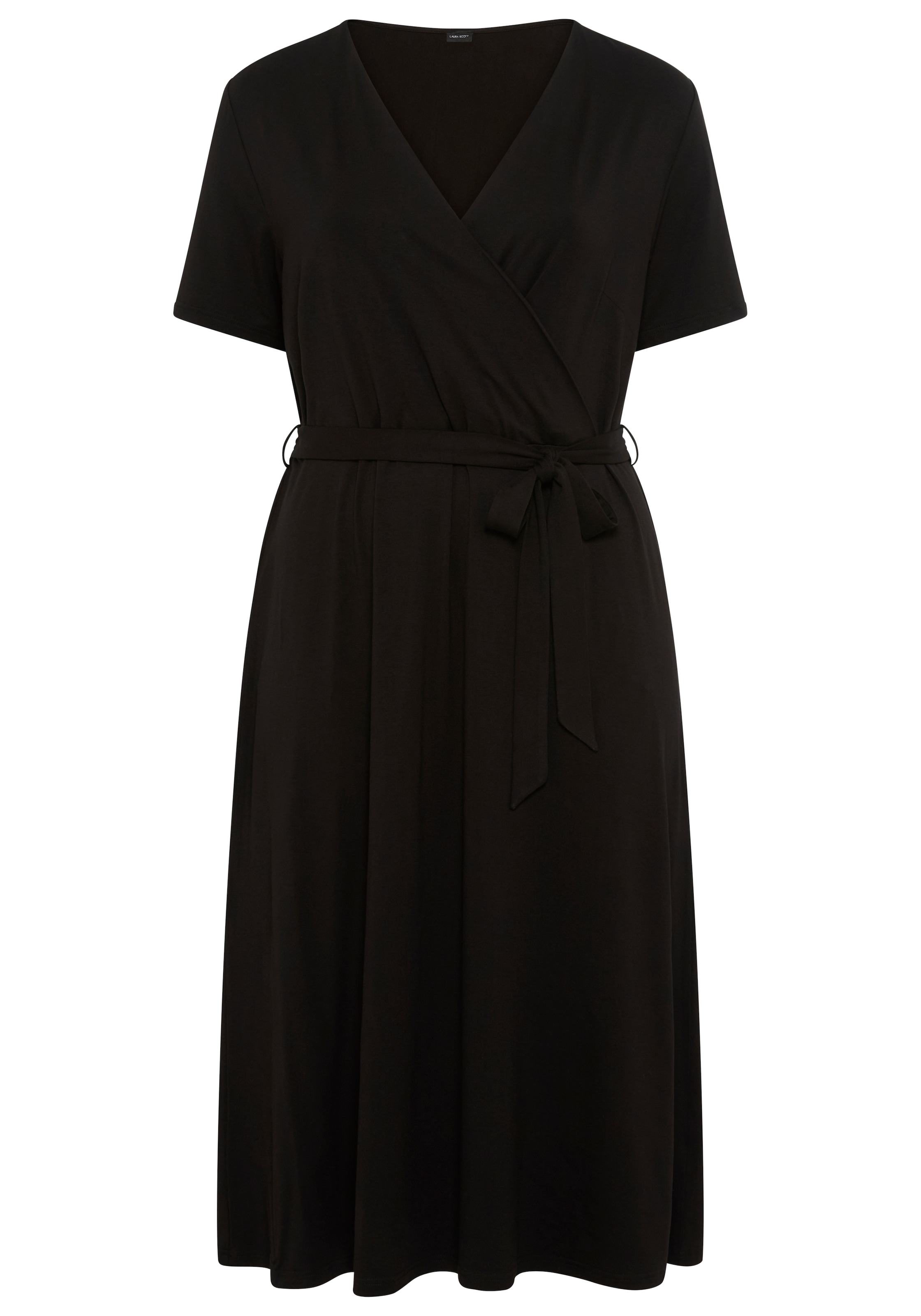 Laura Scott CURVE Midikleid Ohne Taschen mit betonter Taille - GROSSE GRÖSSE
