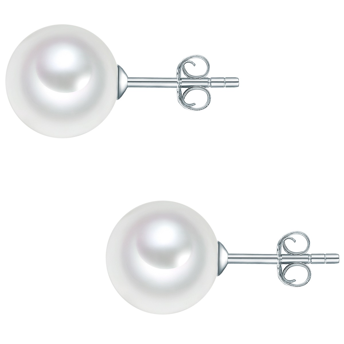 Rafaela Donata Paar Ohrstecker »Set: RD406«, (2 tlg.), Ohrstecker Sterling Silber Muschelkernperle weiß