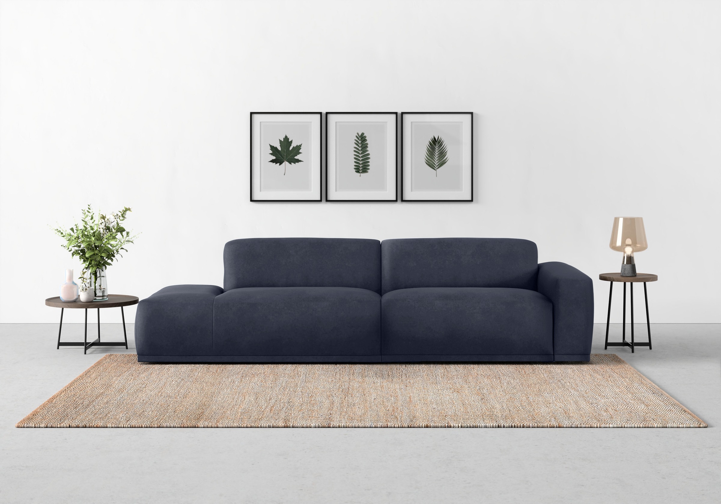 TRENDMANUFAKTUR Big-Sofa »Braga, mit hochwertigem Kaltschaum, Megasofa, in günstig online kaufen