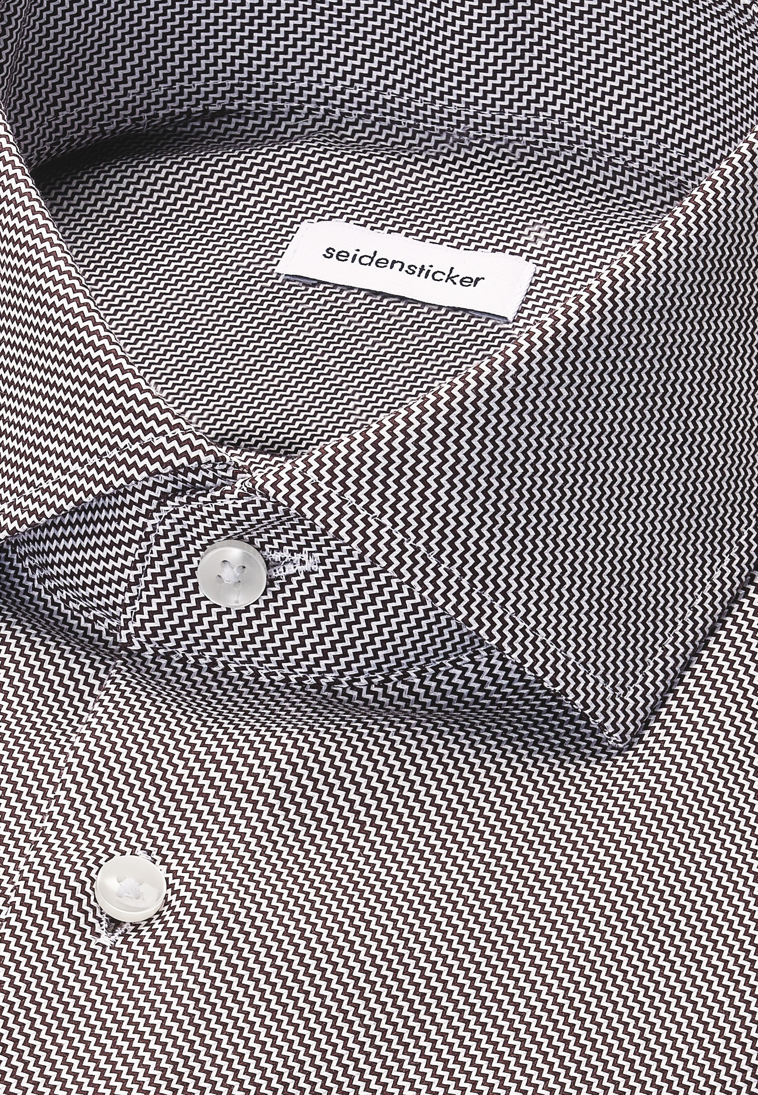 seidensticker Businesshemd »Schwarze Rose« Slim 1/1 Kentkragen Struktur