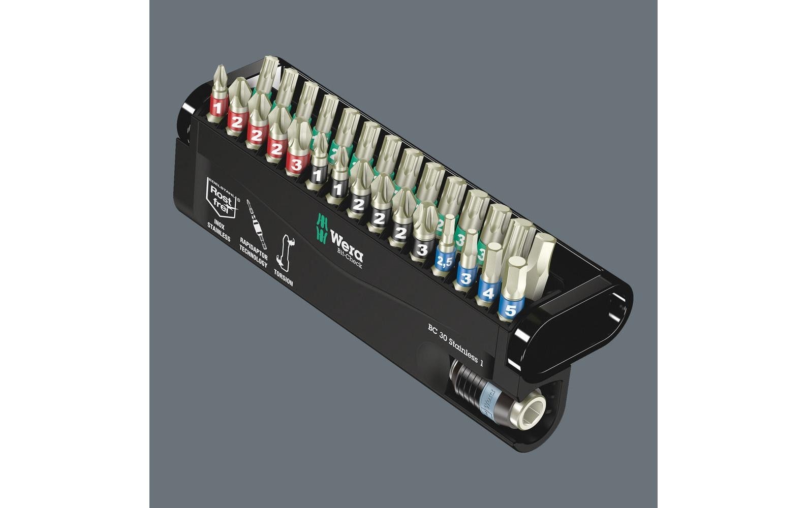 Wera Bit-Set »Bit-Check 30 Stainless« 30 Stk. tlg.