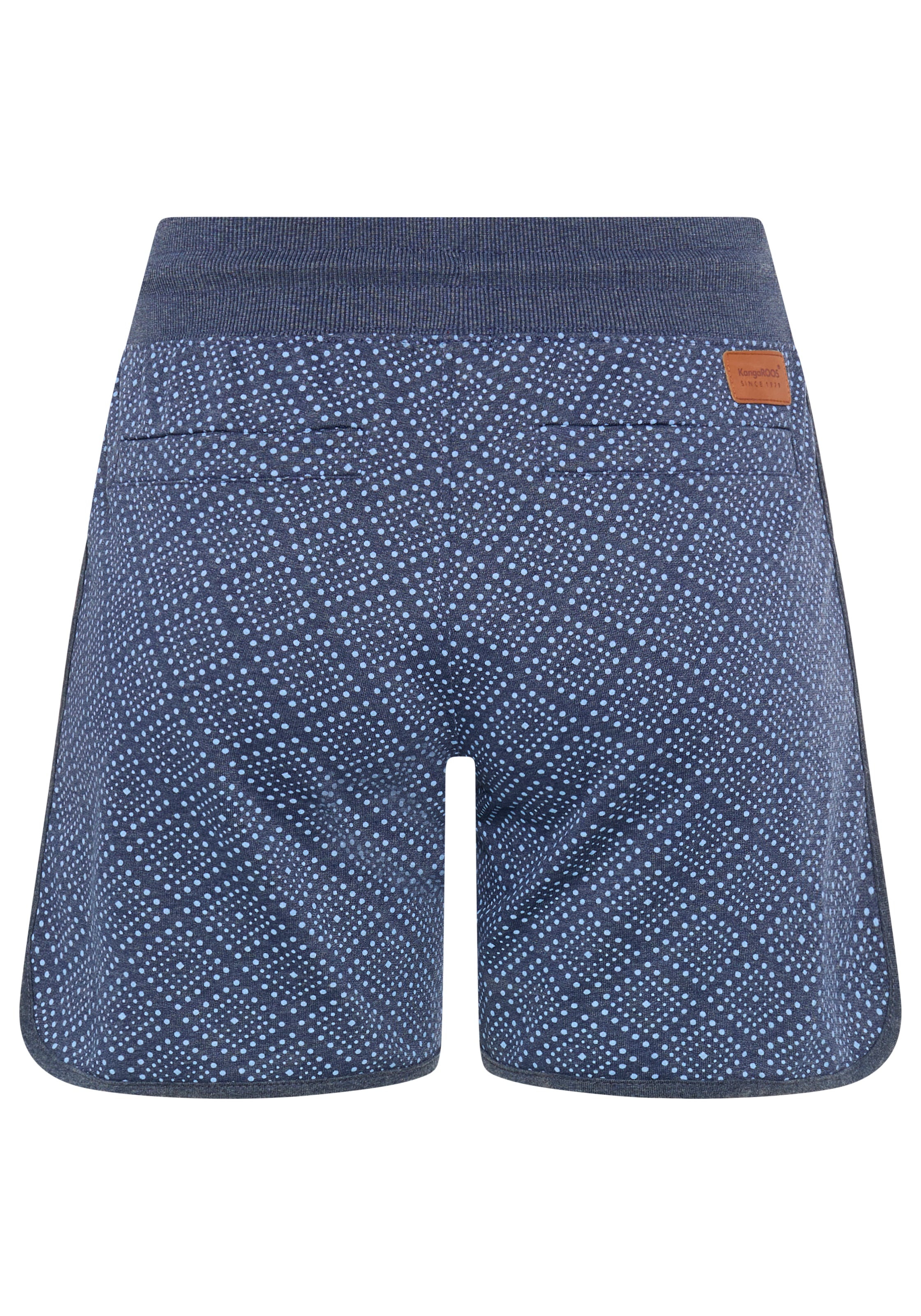 KangaROOS Sweatshorts  Sweatshorts, mit Eingrifftaschen und Alloverdruck