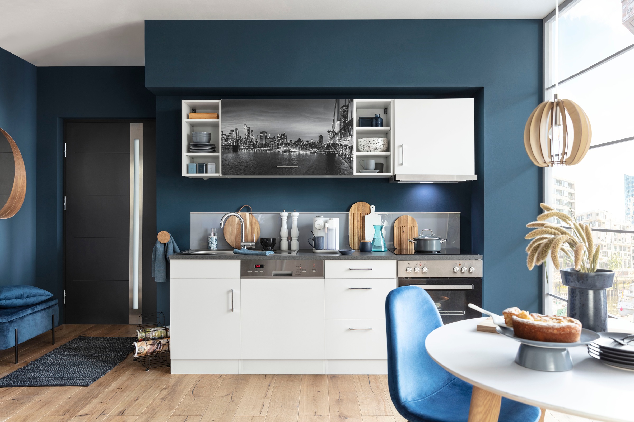 KOCHSTATION Küchenzeile »KS-Paris – Küchen mit einzigartigen Fotomotiven au günstig online kaufen