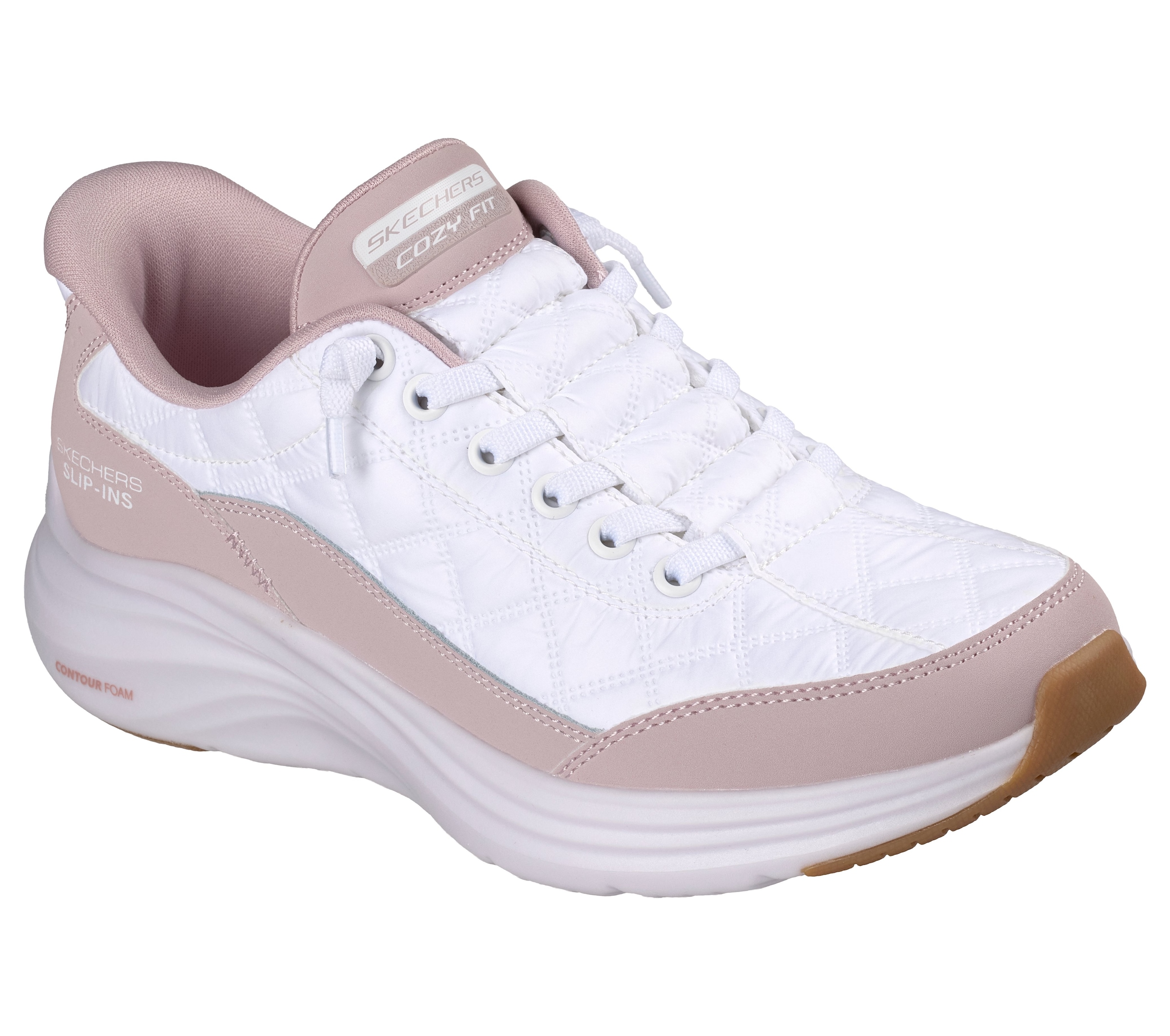 Skechers Slip-On Sneaker »Contour Foam - Cozy Fit«  Slipper mit Handsfree Slip-ins und gestepptem Cozy Fit™-Mesh