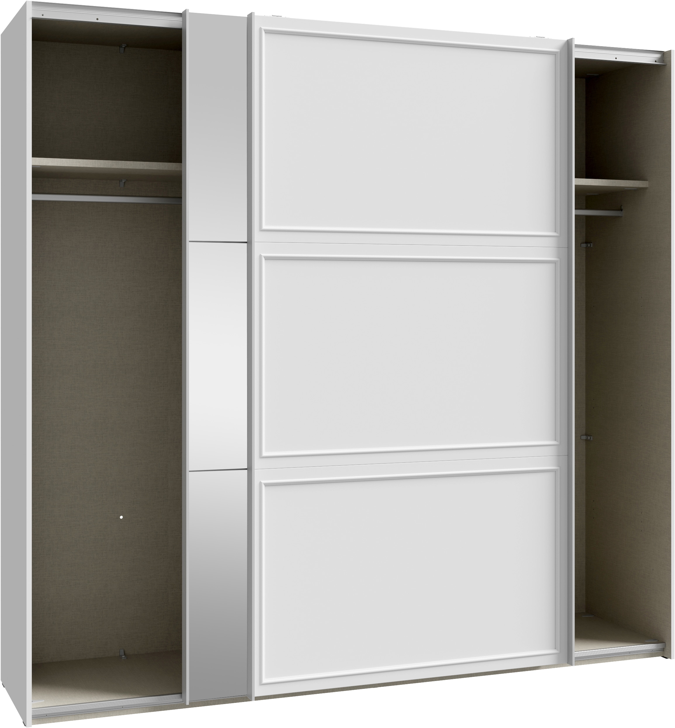 FORTE Schwebetürenschrank