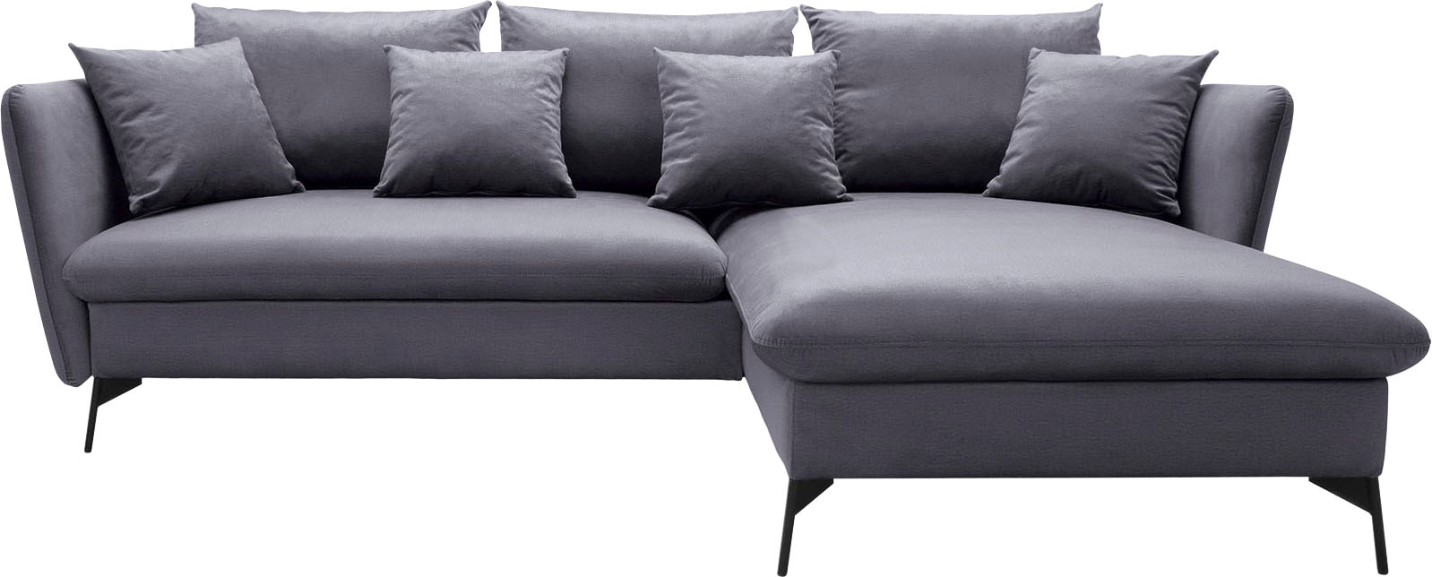 OTTO home Ecksofa »LIVORNO,258 cm, L-Form,« Schlaffunktion u. Bettkasten (1 günstig online kaufen