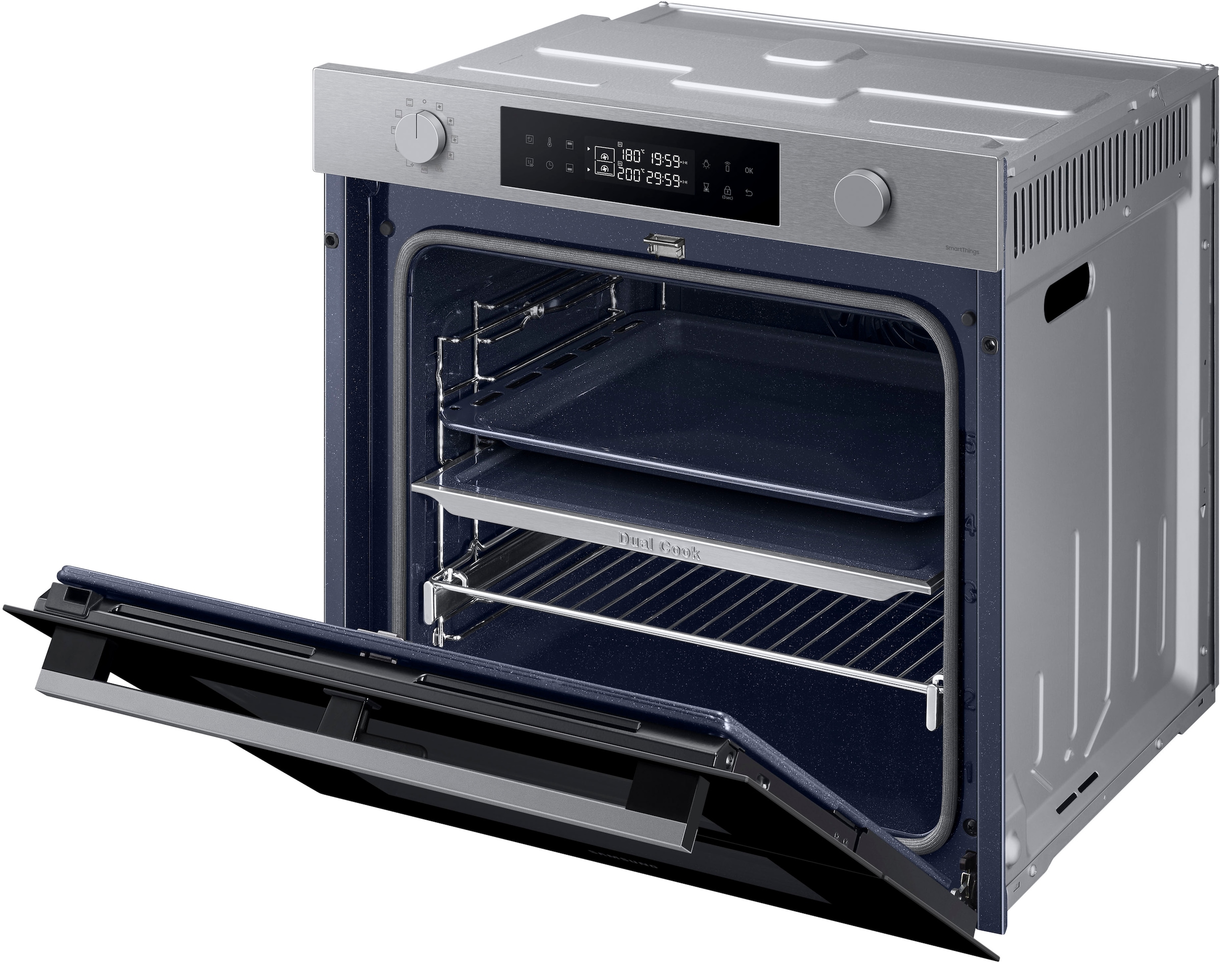 Samsung Einbaubackofen  »NV7B4550VAS/U1«, Pyrolyse-Selbstreinigung, Dual Cook Flex