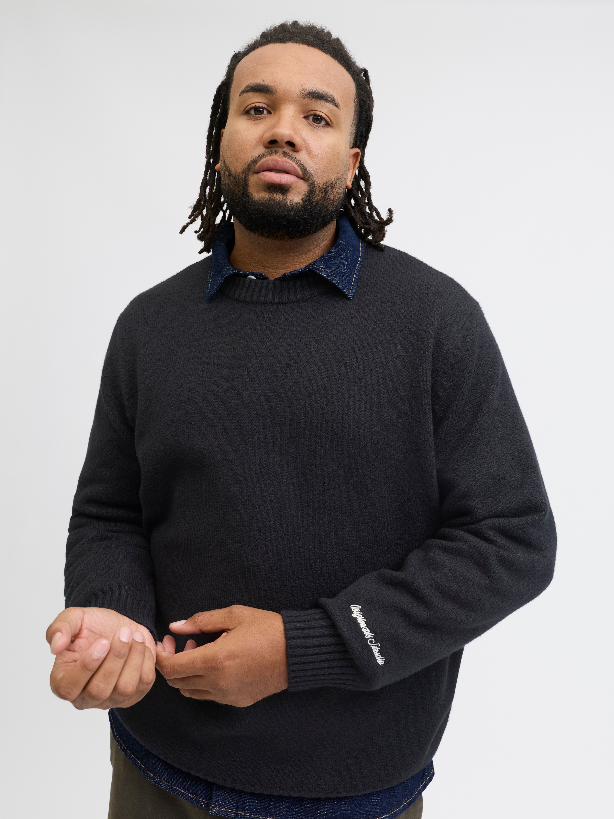 Jack & Jones PlusSize Strickpullover »JORNORREBRO KNIT CREW NECK PLS«